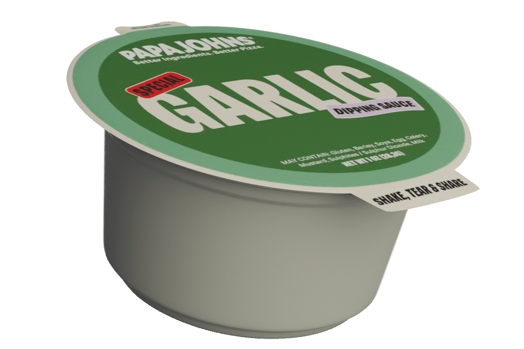 garlic sauce cup
