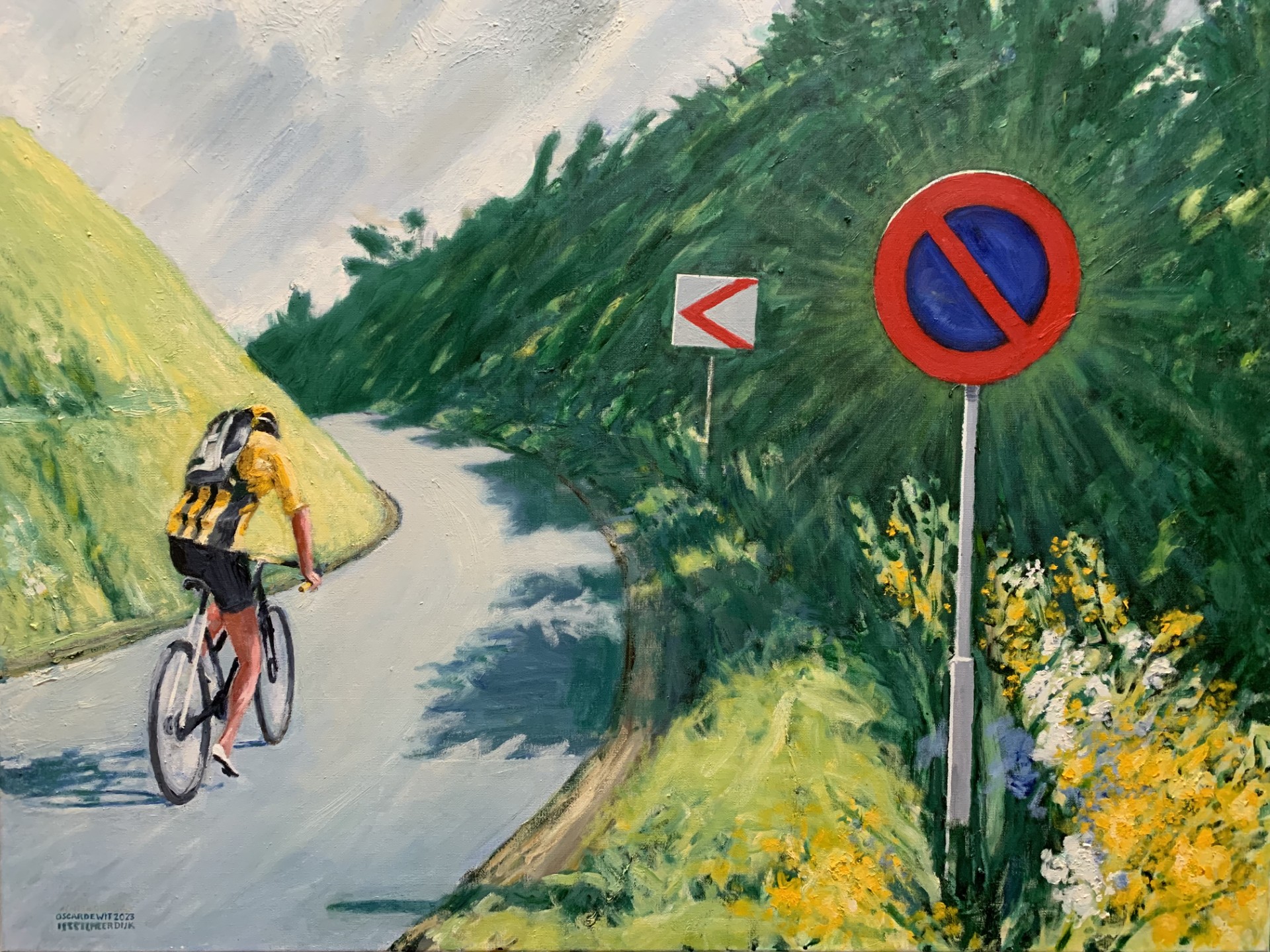 Uitdammerdijk 2023 - oil 73 x 92