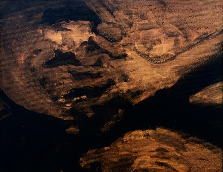 Love Letters Serie #5 - Mixed Feelings, 2018, huile sur toile, 36x27cm