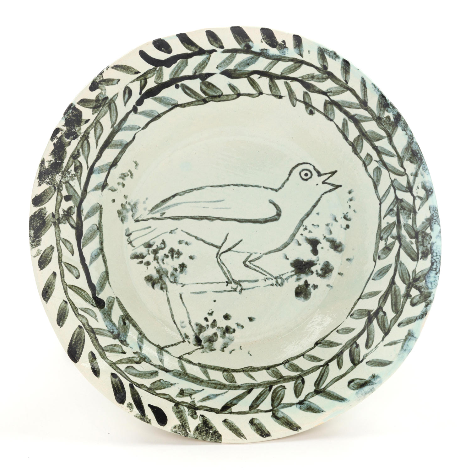 Bush of birds plate, 21.9.2020Glazed ceramic stoneware5 x 26cm