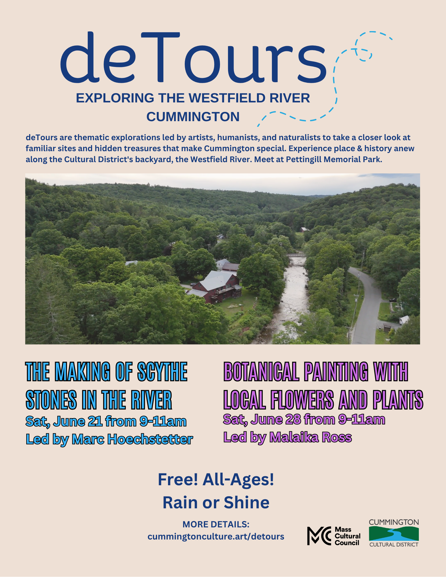 deTours: Exploring the Westfield River in Cummington, June 2025