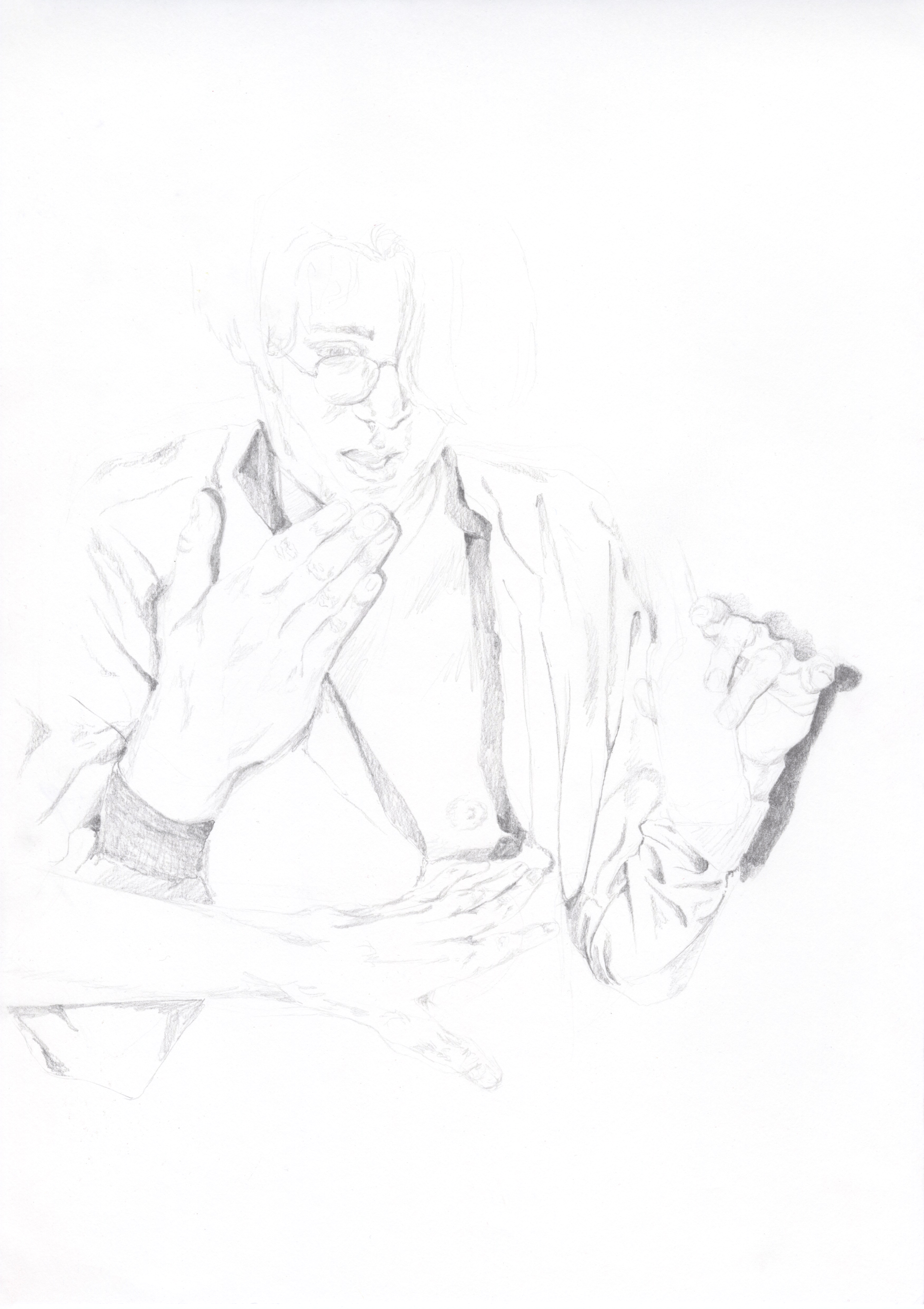 Pencil on paper, 420 x 298 mm, 2021