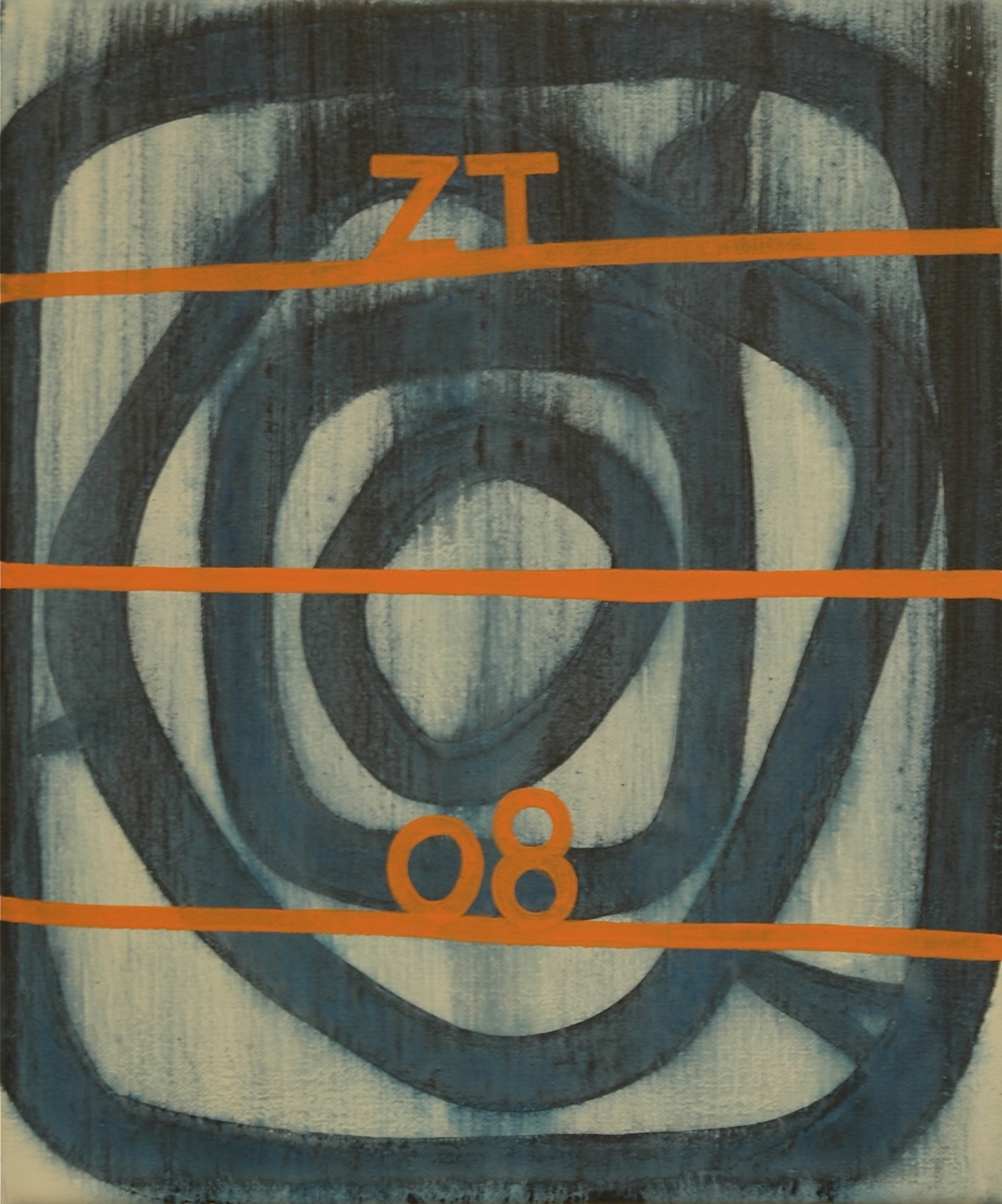 Untitled 2008, acrylic and alkyd on canvas, 30 x 25 cm