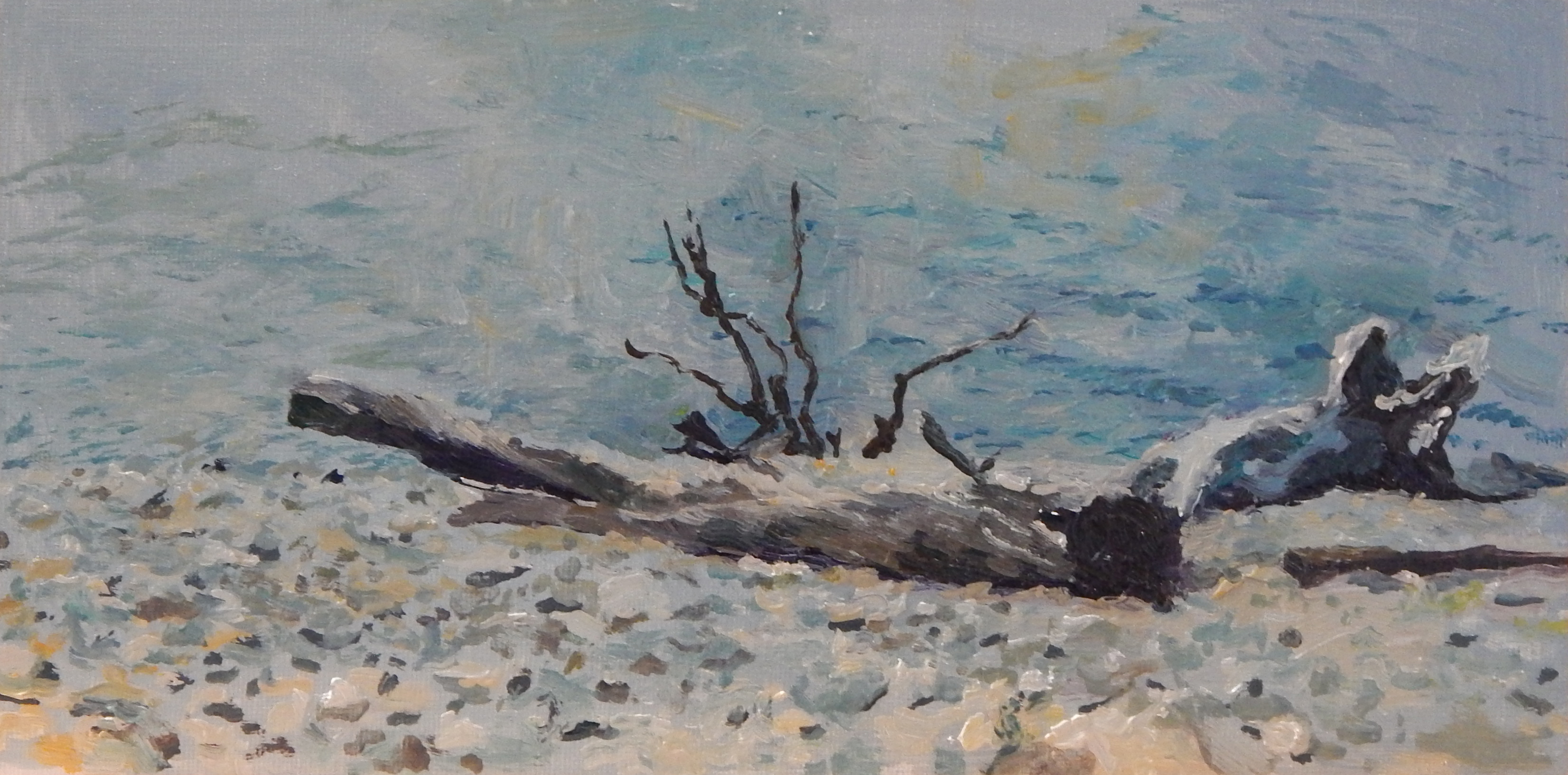 Tronco - 15x30 cm - óleo sobre tela