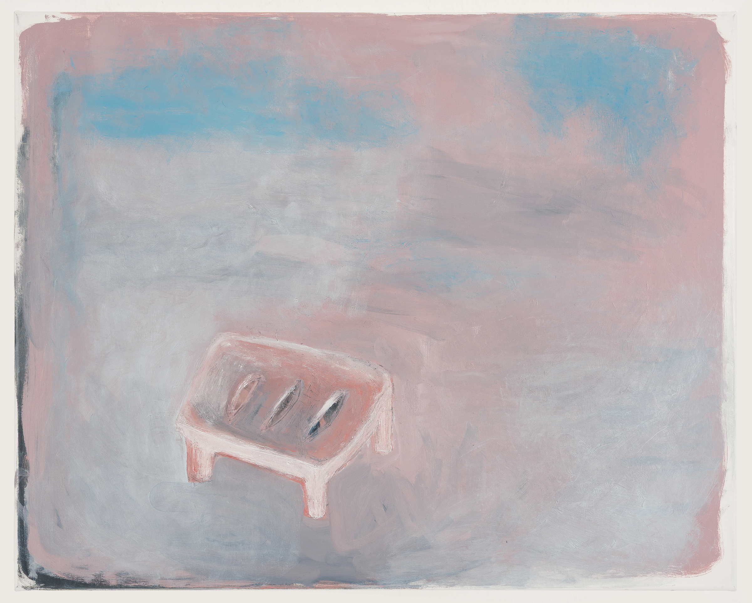 Bad, 2022, Öl auf Leinwand, 60 x 75 cm