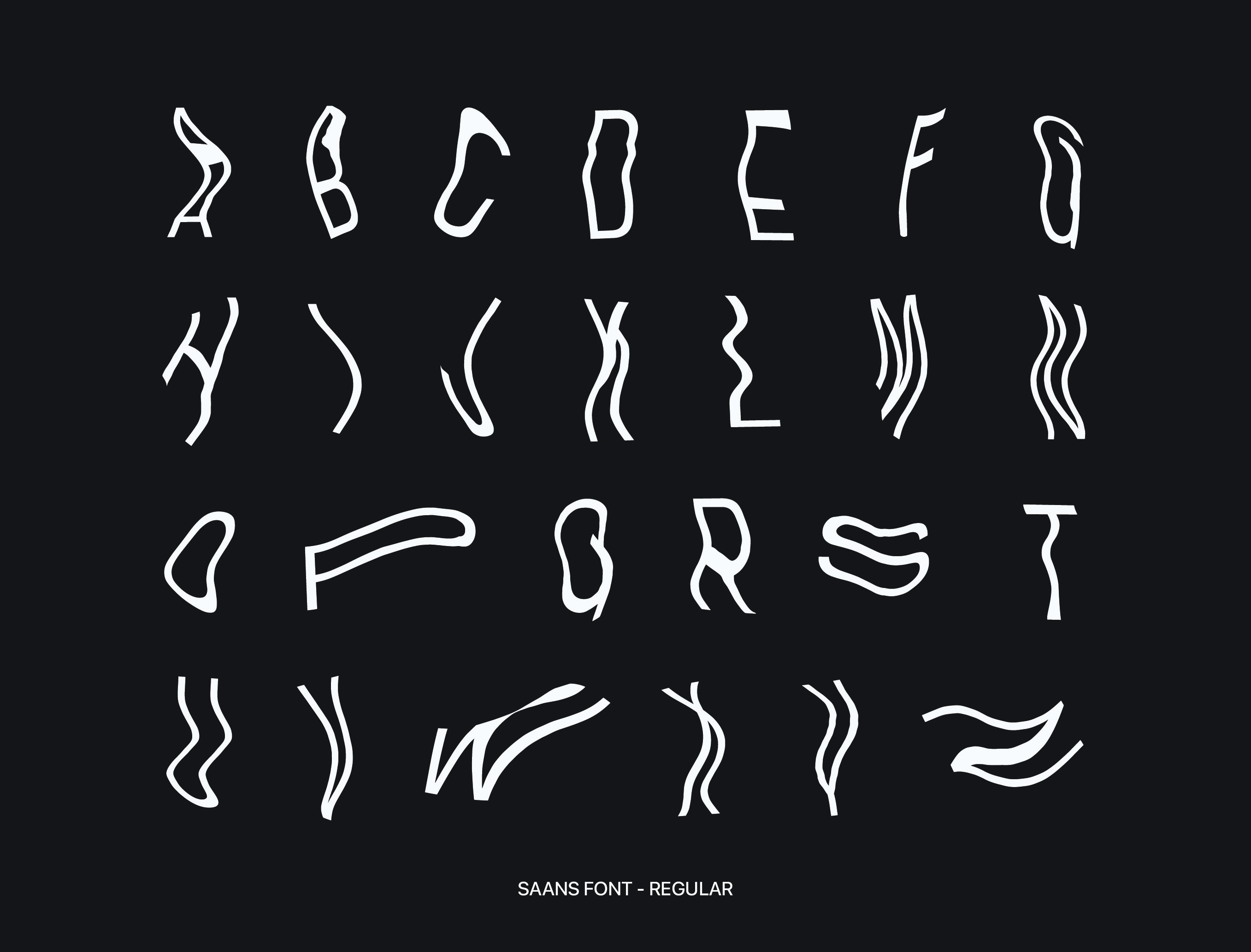 SAANS (Typeface Design) - Alina Mufti