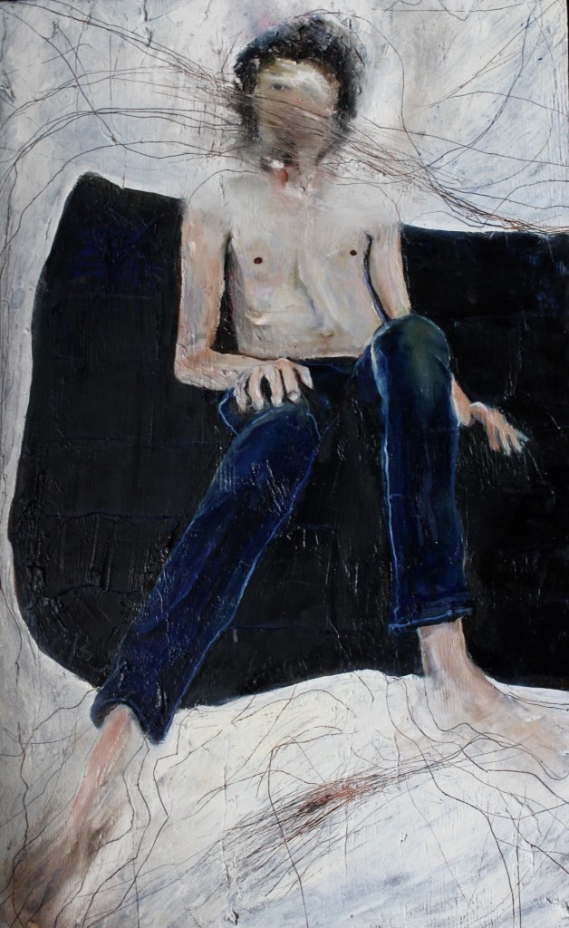 The Musician | oil on wood | 60 x 98 cm | 2018