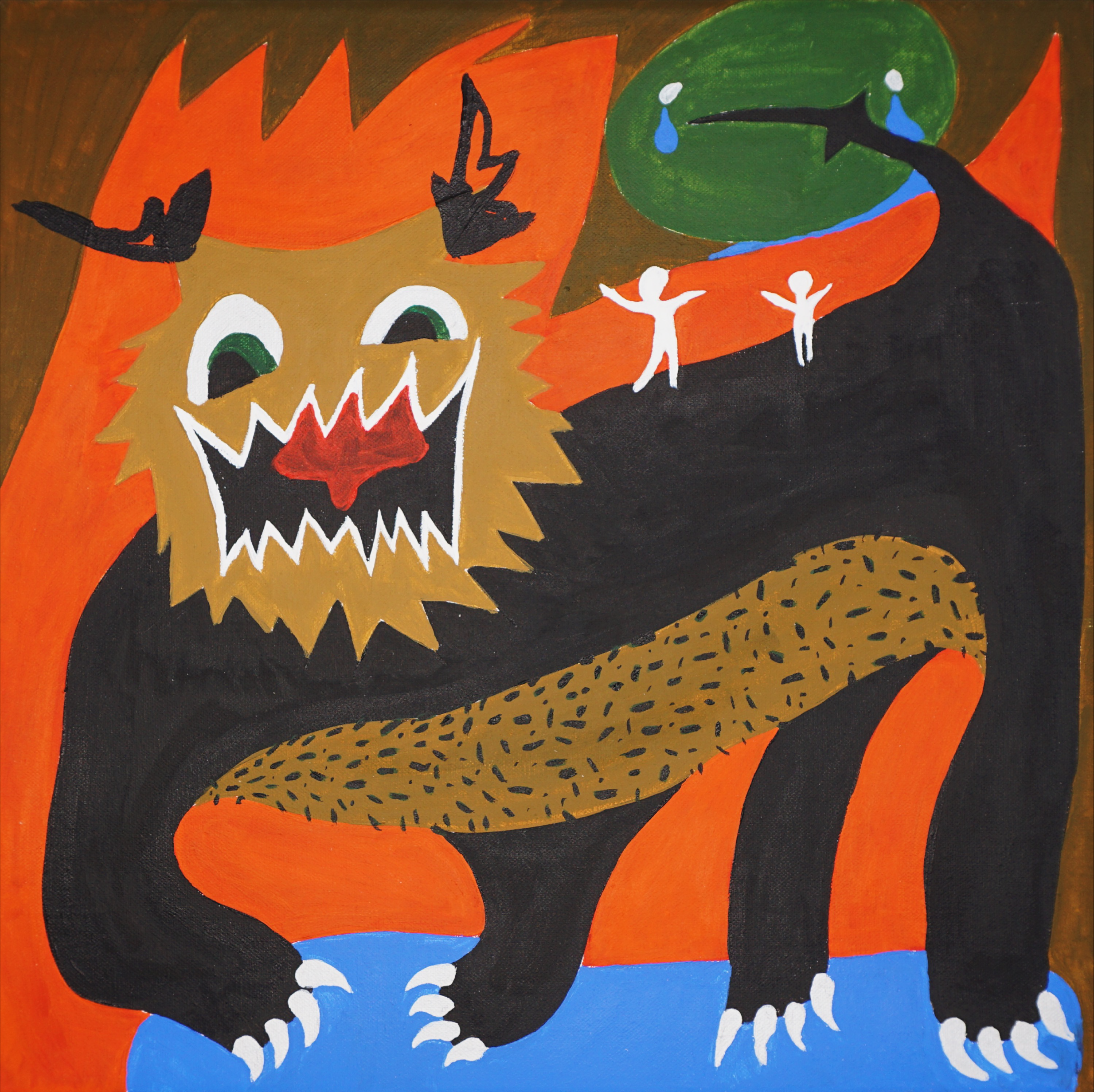 Go Wild 40*40 cm Acrylic on Canvas Nov. 2022