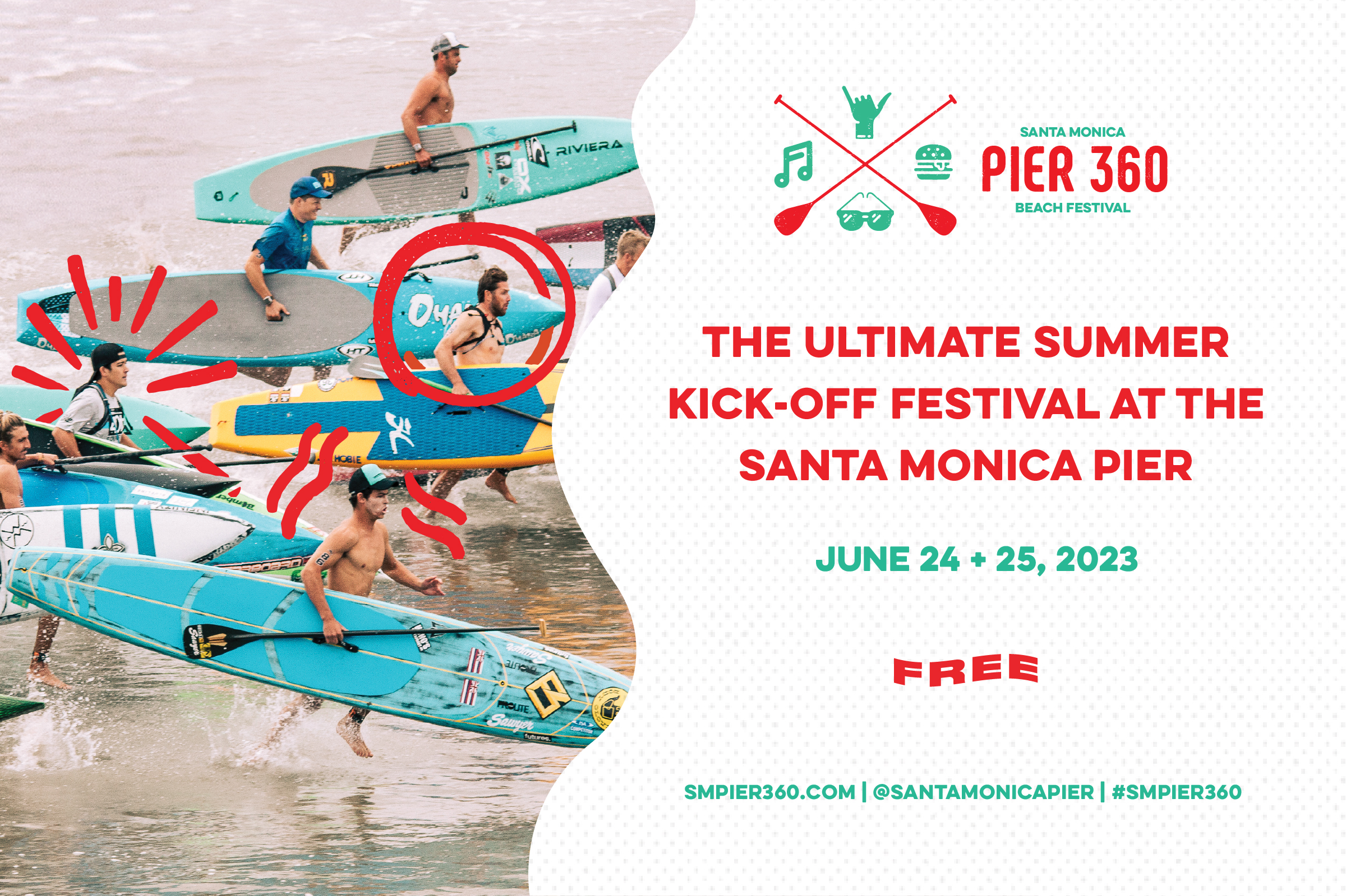 Santa Monica Pier 360 Beach Festival