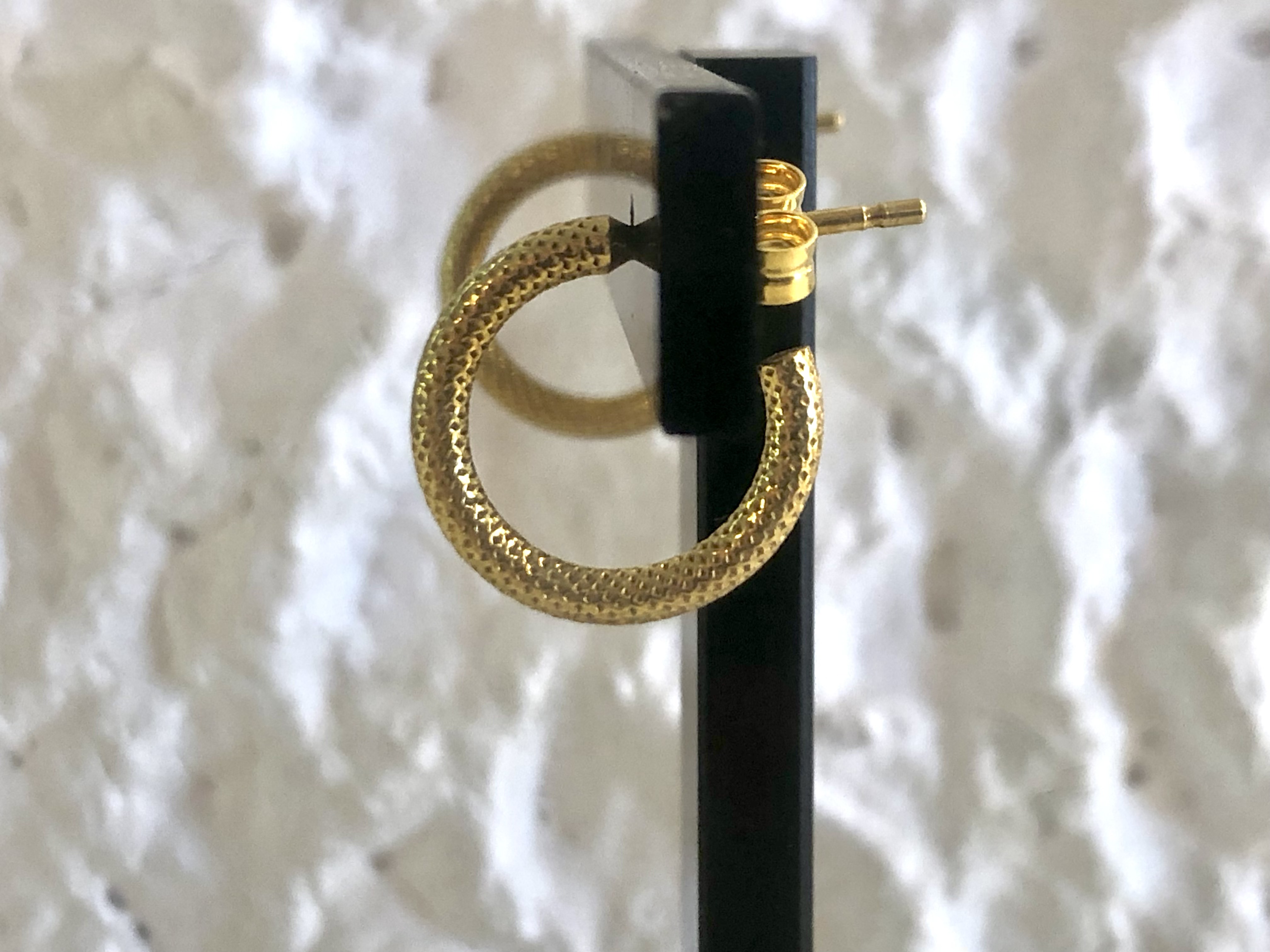 GOLDPLATTED EARINGS _€45