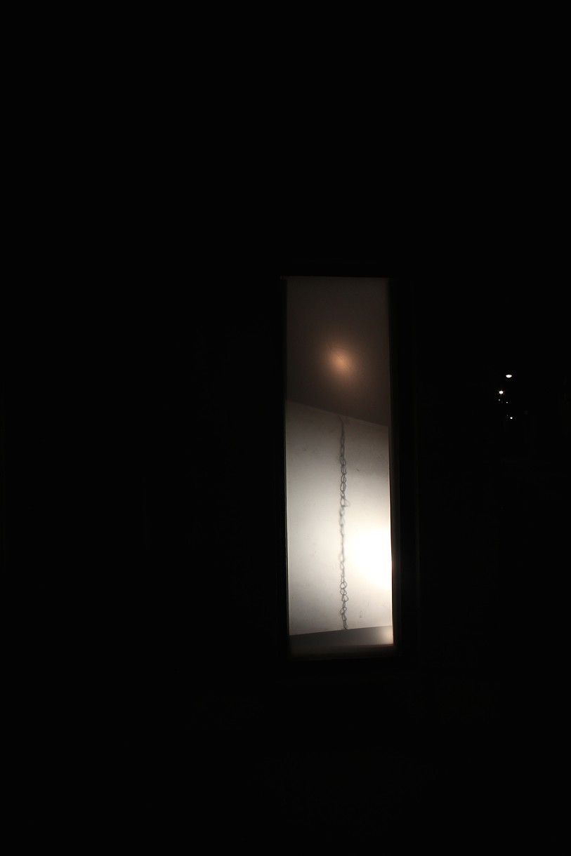 Extension – Overhead projector, extension cord, thread, transparency, 2014
