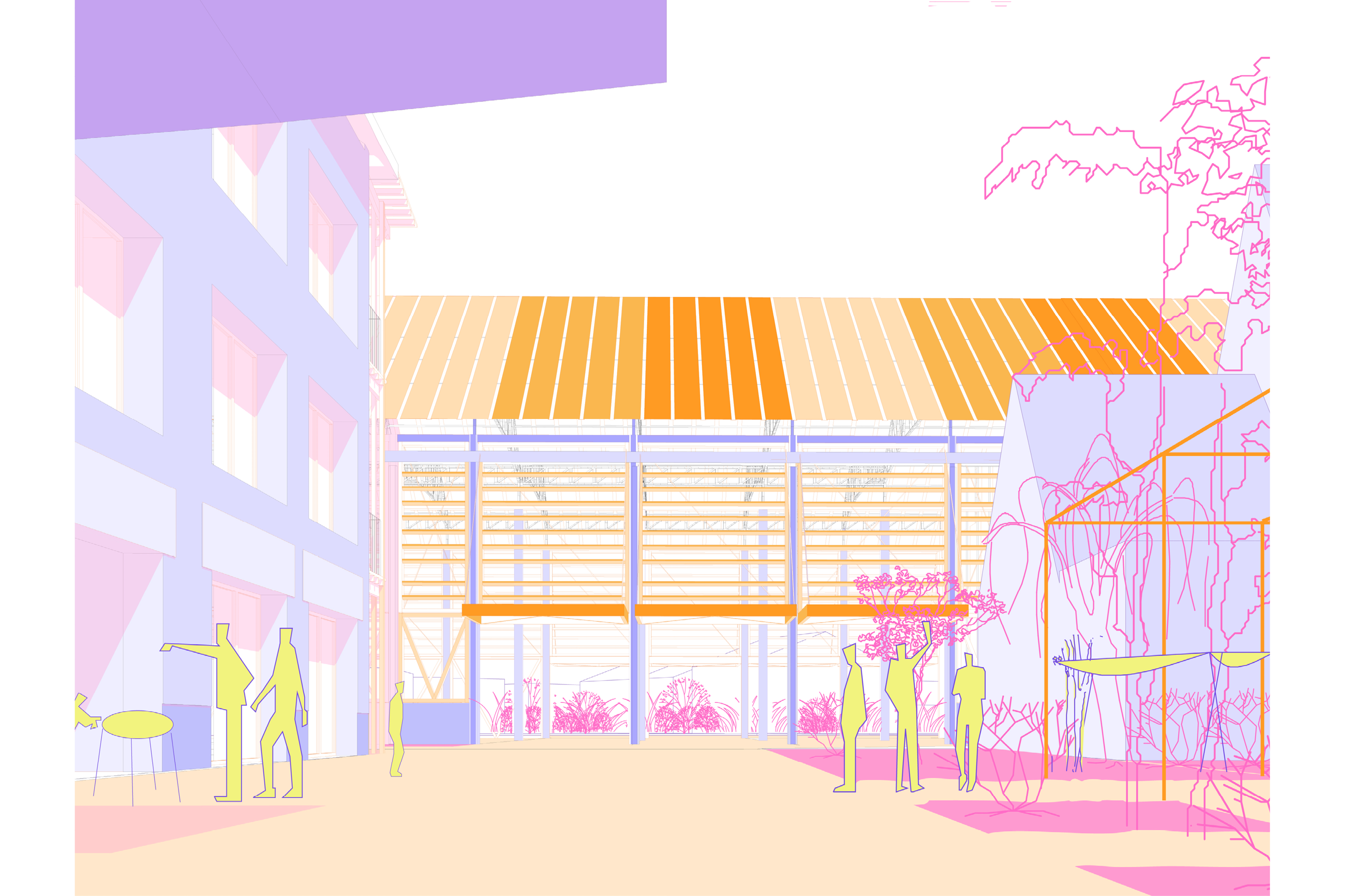 Europan 17 - Le Fleuranscope, projet lauréat 1er prix, Fleurance (32) - 2024 - en cours