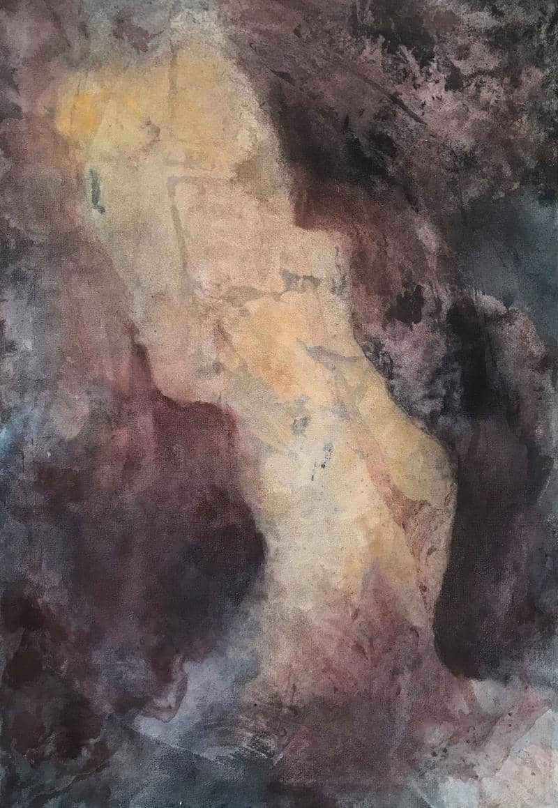 Trunk. 22"x32". 2021. Oil on Canvas.