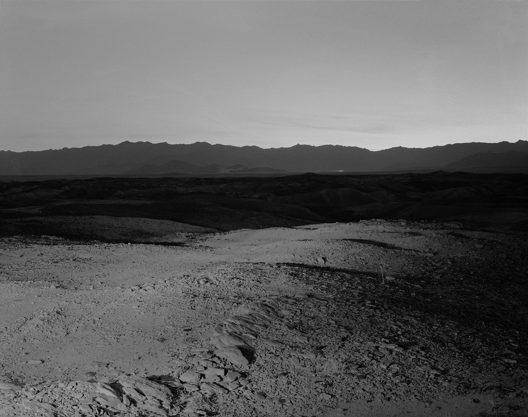 Yuha Desert Illuminated by my Headlights, 2023