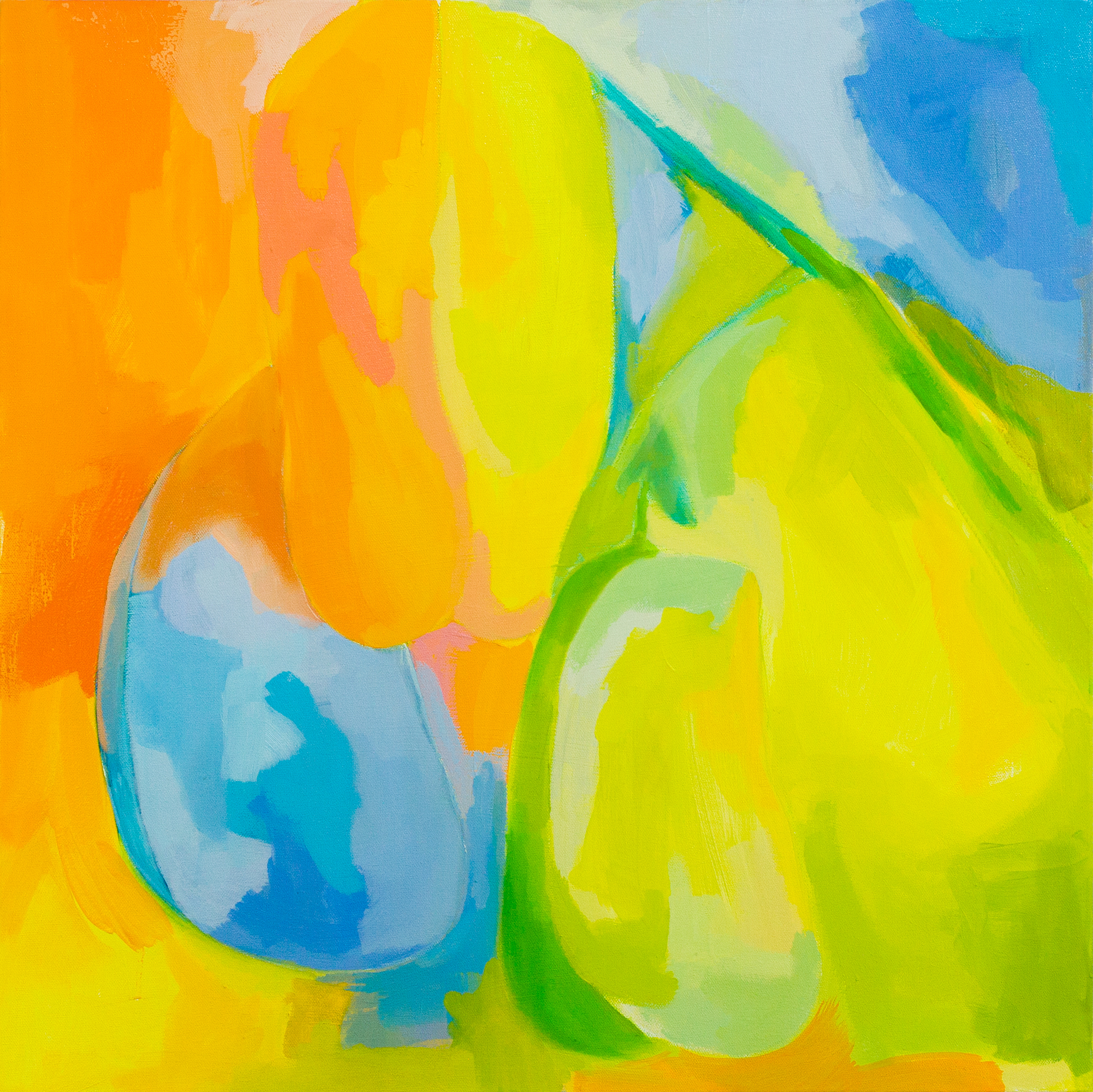 Seed Pod Series, SOLD → Oil paint on canvas