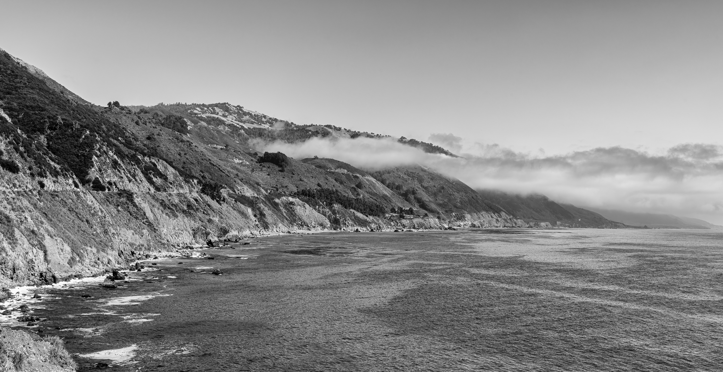 Cote pacifique entre Los Angeles et San Francisco.