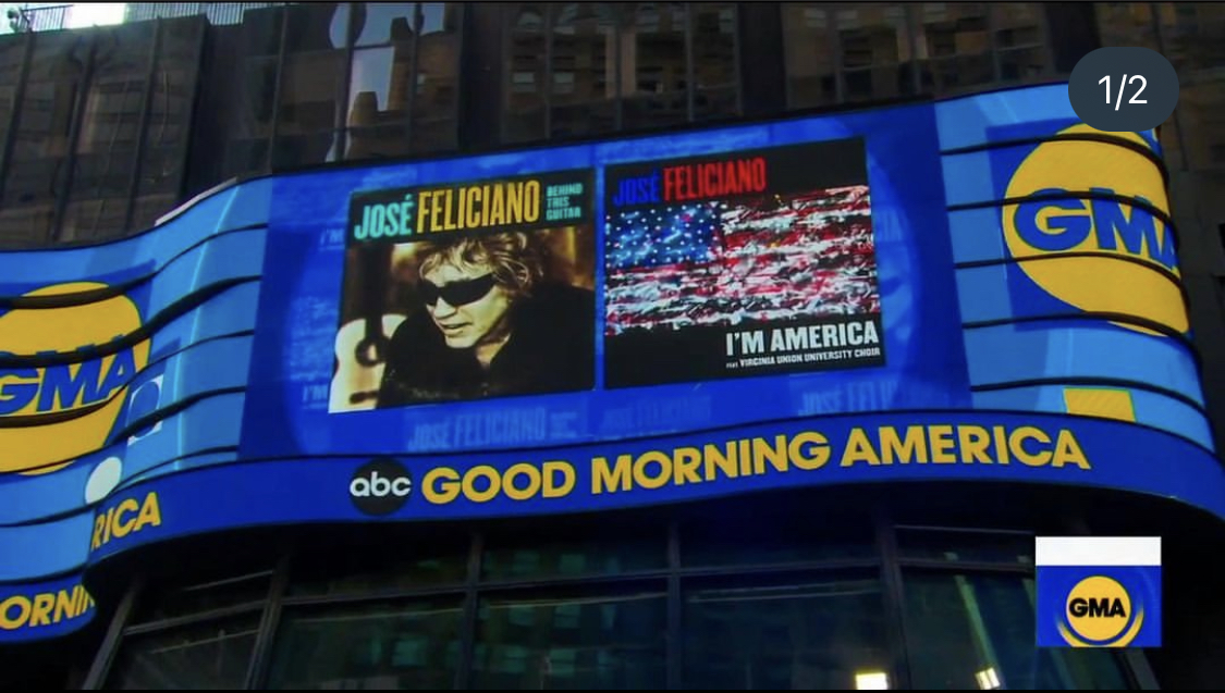 Good Morning America, Jose Feliciano Album /Documentary Debut June 2020 