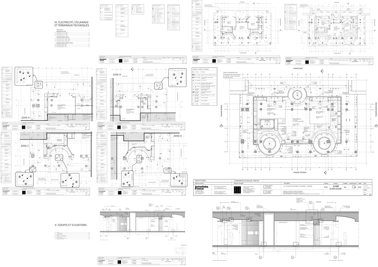 Dessinateur du DCE complet pour Schwitzke France - 80 pages  - Suivi et synthèse des lots techniques