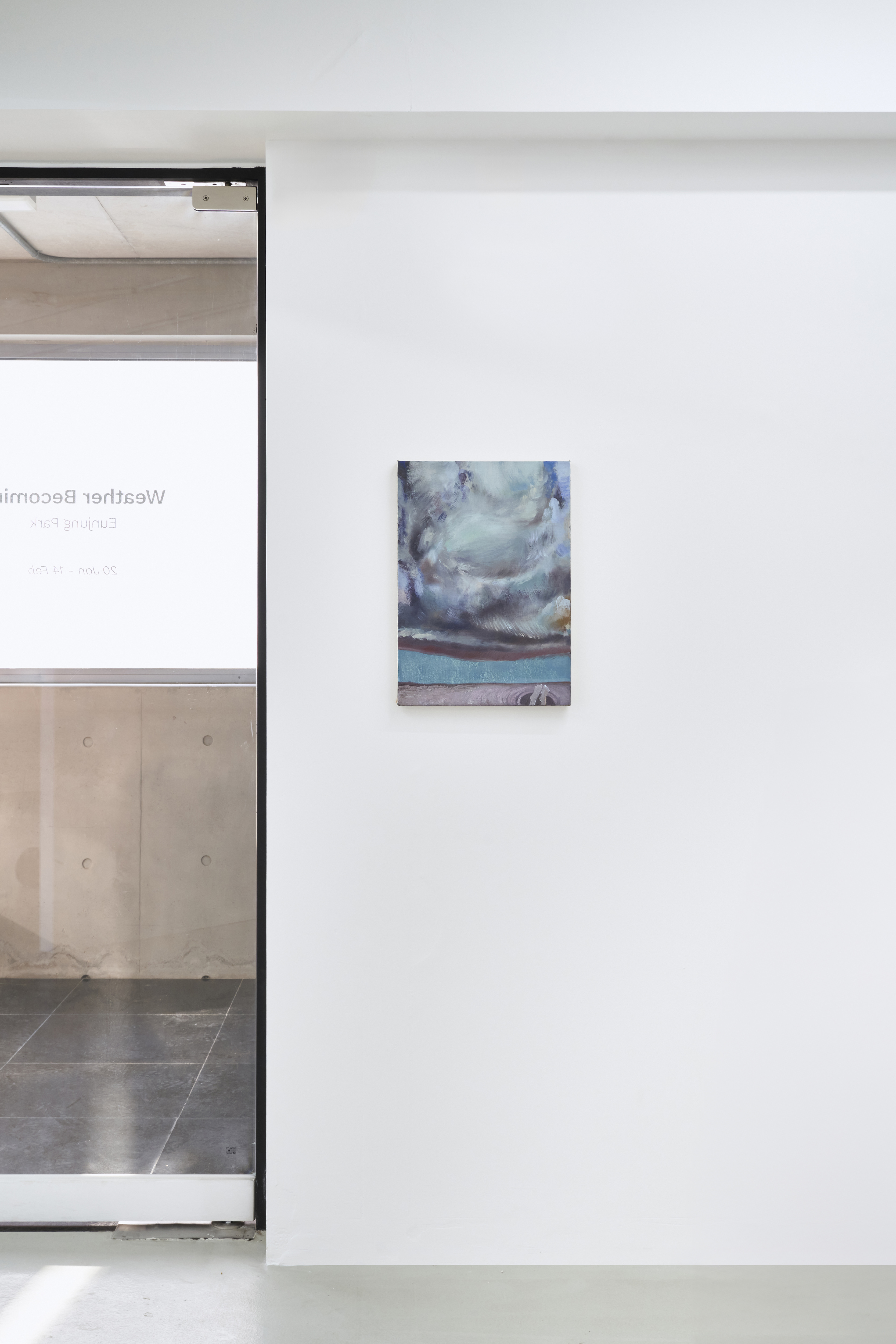 Disappering, 2025, oil on canvas, 18 x 14 IN