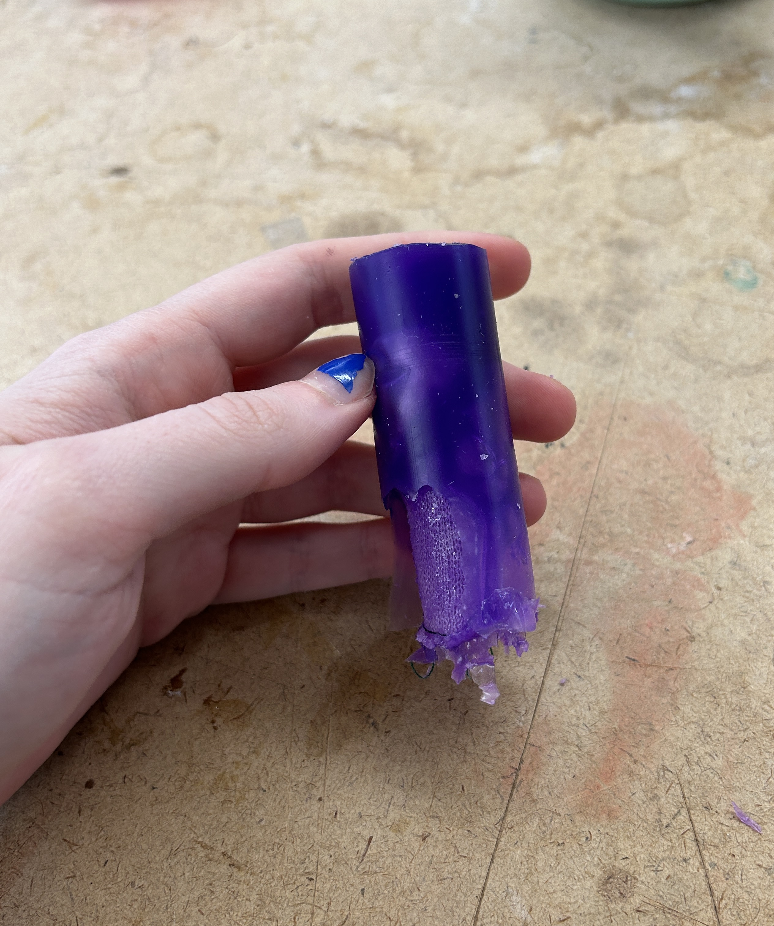 quite messy - didn't fill the mold up all the way