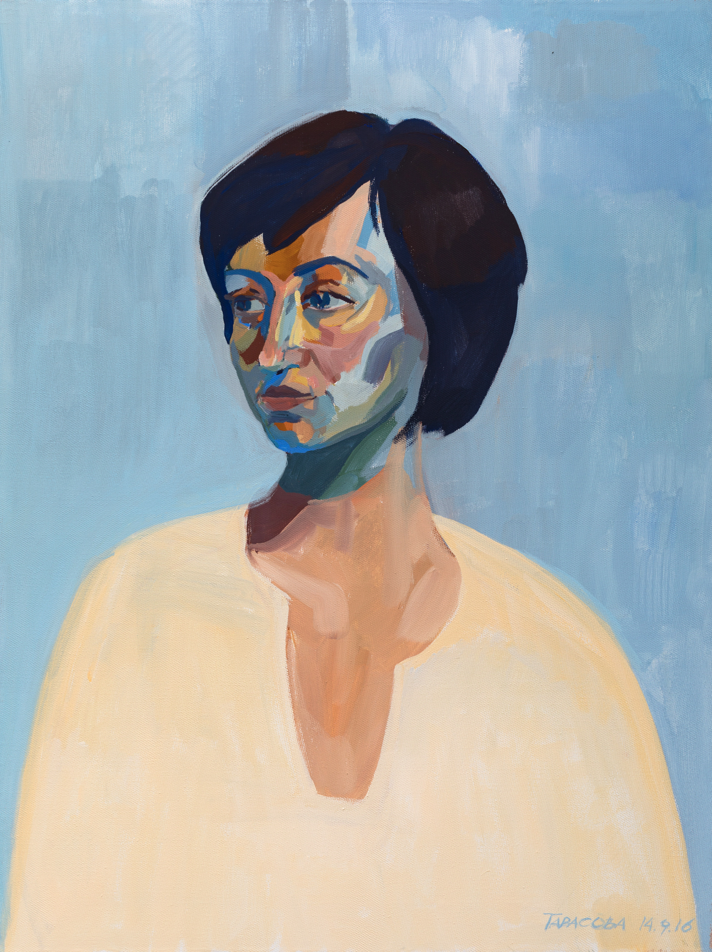 Mother's portrait  2016  Oil on canvas  60x80