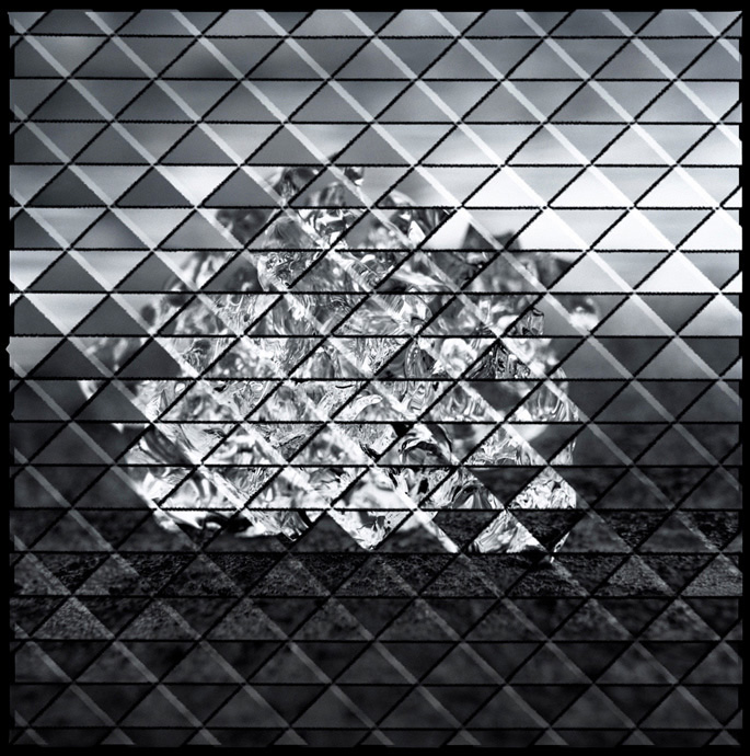 Dual Trifold Lapse #12014Chromogenic print, 32 x 32 inches