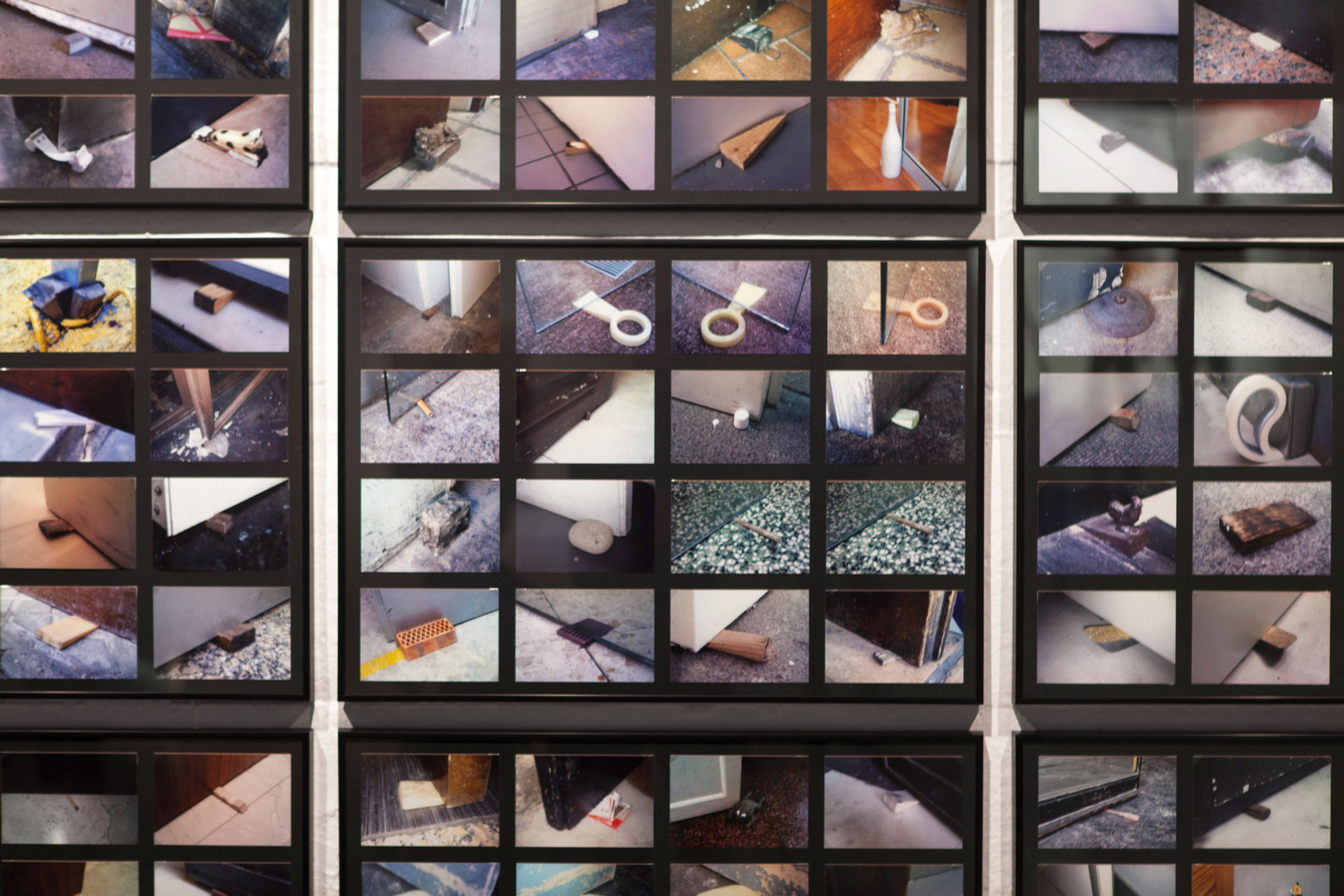 Door Wedges, 2012 [detail]202 C-Prints,&nbsp;10 x 15 cm. each13 panels, 50 x 70 cm. eachOverall dimensions may vary