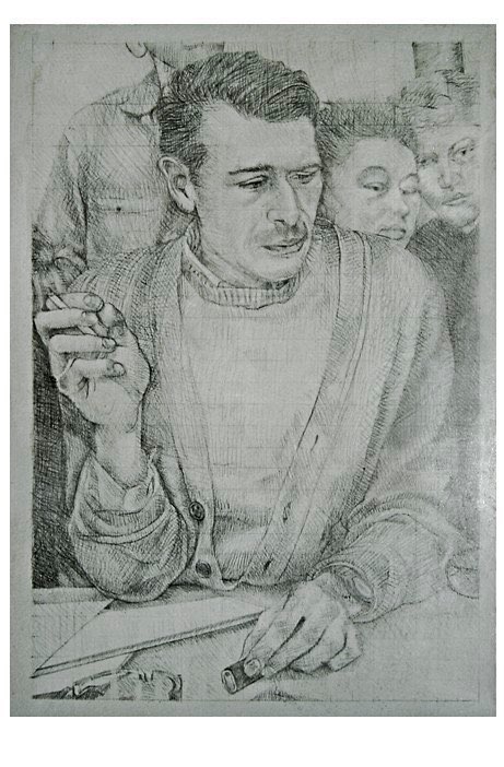 Haute Couture 1992-95silverpoint/paper 6x8”