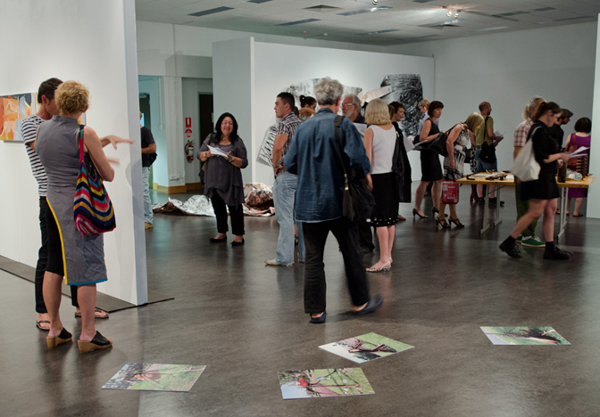 Siying Zhou & Leanne Waterhouse, Scarecrows, 2012, digital print on vinyl of scarecrow installations