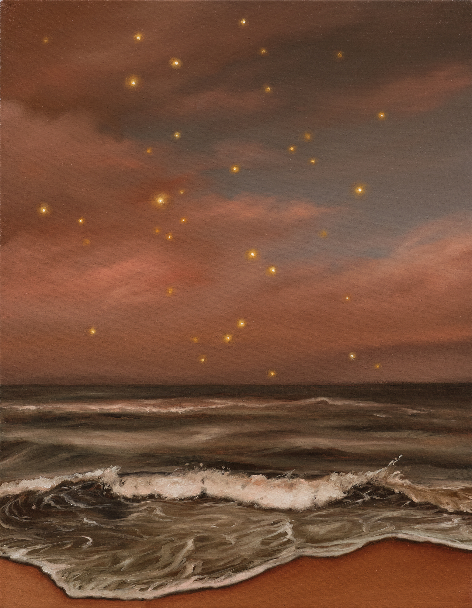 Enemies Don't Say Hello, Oil on Canvas, 350 x 460mm, 2023