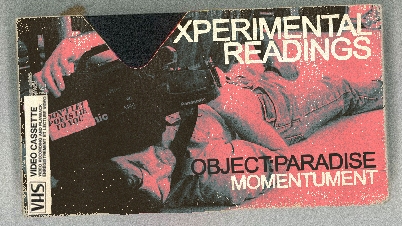 object:paradise: Momentument, experimental readings from the zizkov underground