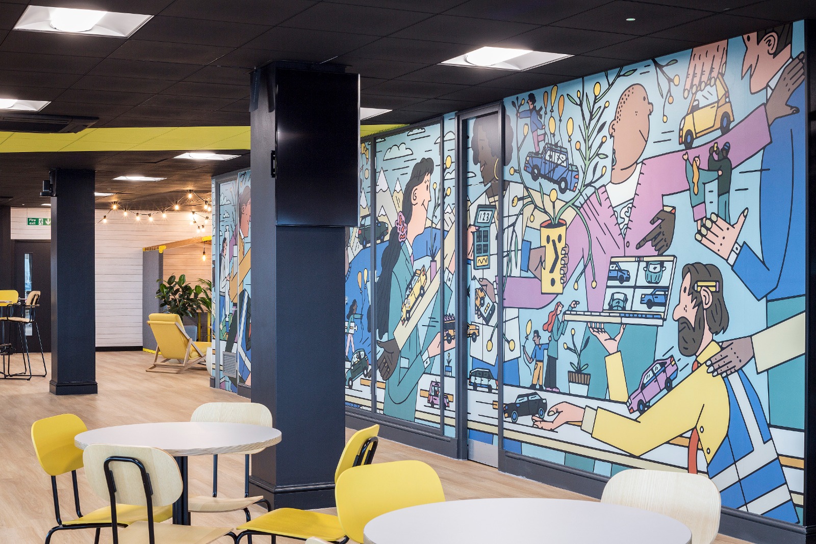 Motorway - Brand Values Mural