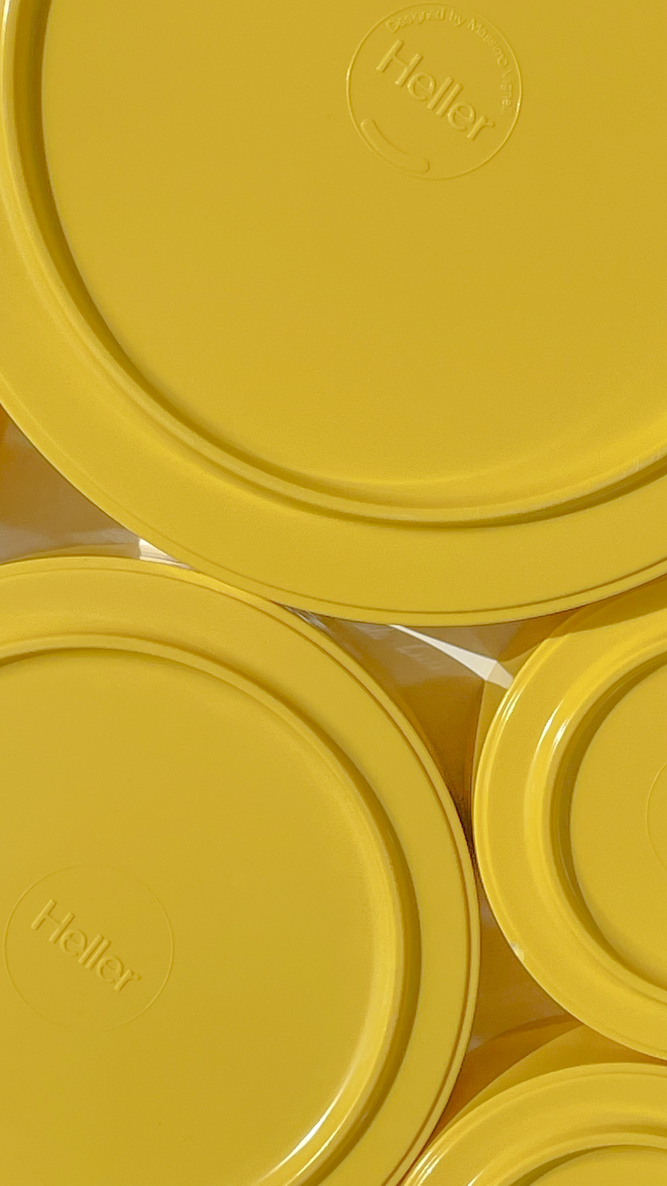 SWEETERFAT MASSIMO VIGNELLI HELLER DINING SET PLATES CUPS BOWLS ITALY 70S