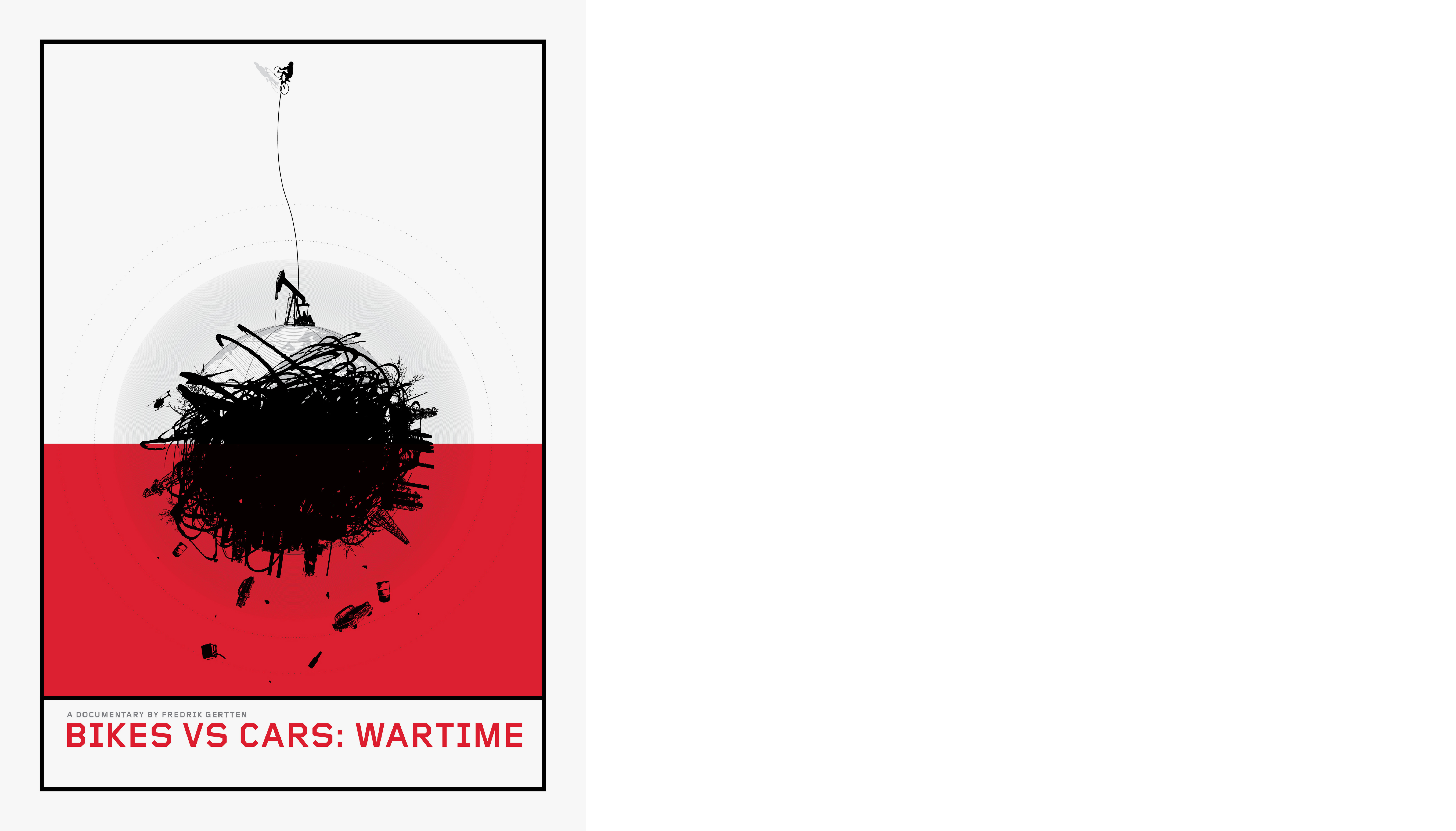 There’s an ongoing war: bikes vs cars. A multi-billion dollar industry that from early days has done everything to make society car dependent. Oil prices, traffic gridlock opens up for bicycle revenge. Creative initiatives pop up, politicians and activists take on the mighty car. The car lobbyists have an enormous impact on city planning, in history and today. Do politicians dare to challenge the lobbyists? In the film Bikes vs Cars: Wartime, we’ll meet the front runner bike advocates who take the most interesting stands right now. The growing number of bikes in the streets create new conflicts. And deaths. We will follow the bike community’s reactions to the road rage. Ghost bikes and political protests. 