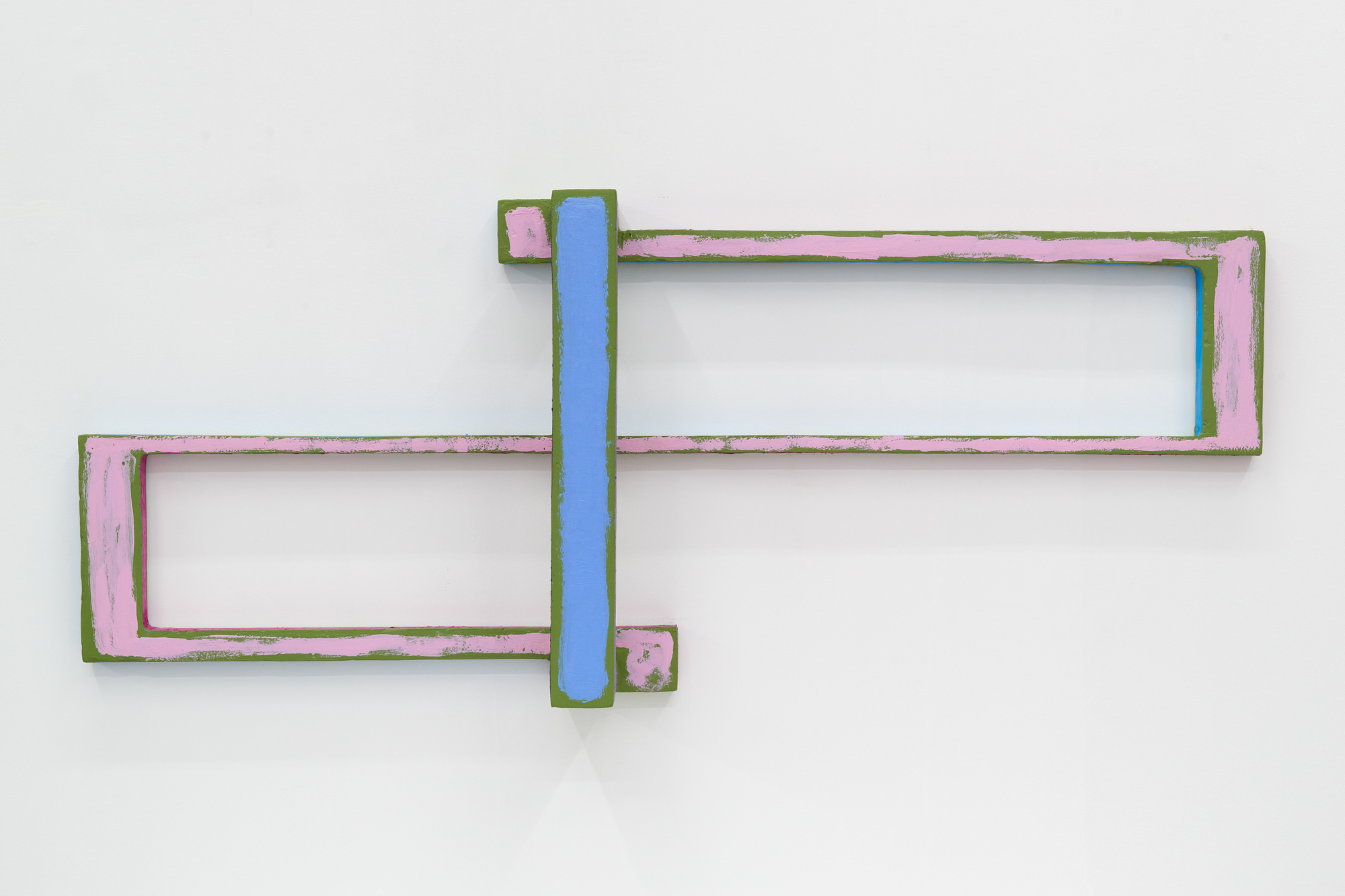 Utterance 9, 2019Mild steel, stucco, acrylic paint16 &sup1;&frasl;₂" x 40 &sup1;&frasl;₄" x 5 &sup1;&frasl;₄" 