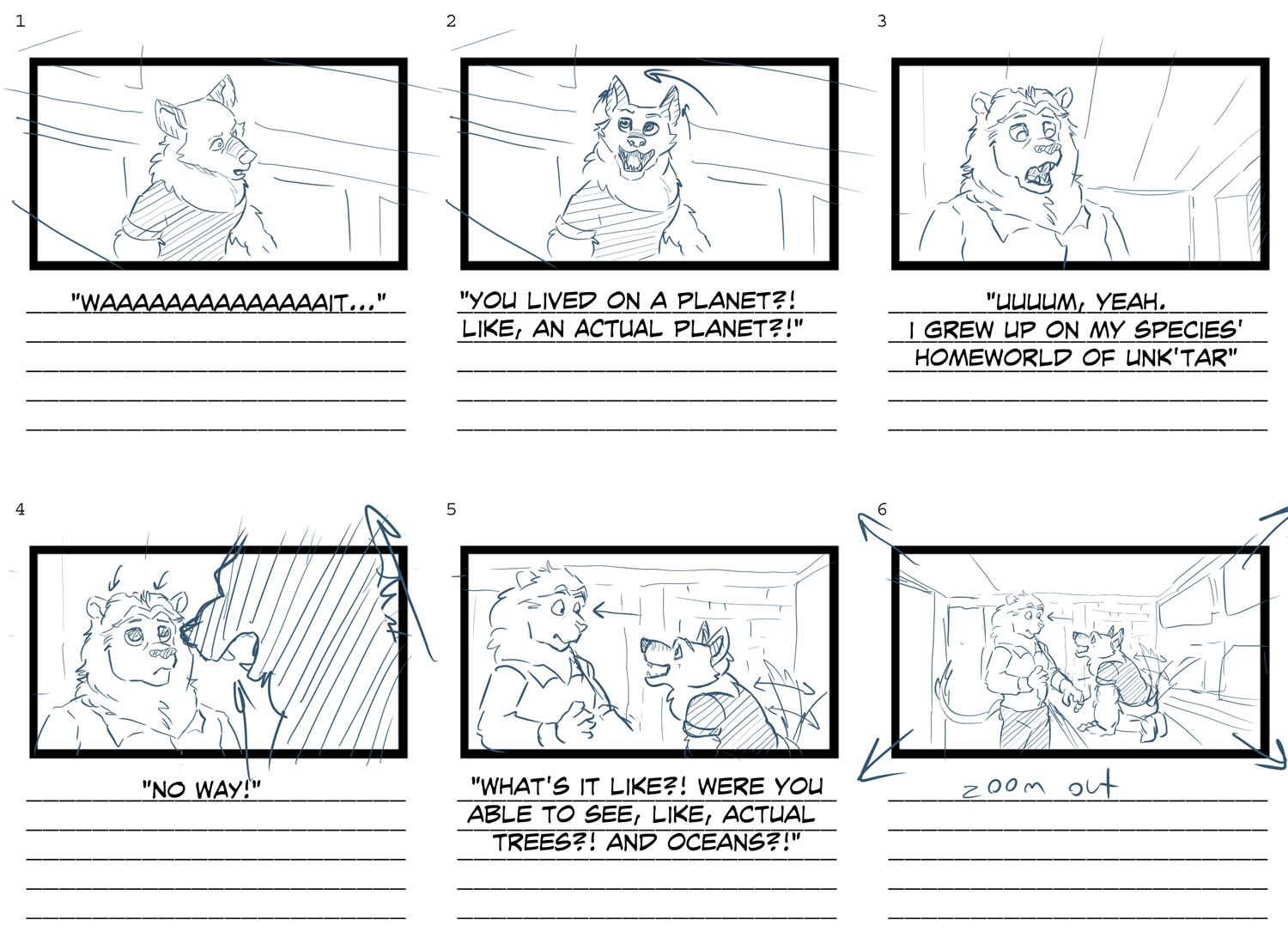 Storyboard From Case Touches Grass 1Digital Image 2022, 4k resolution