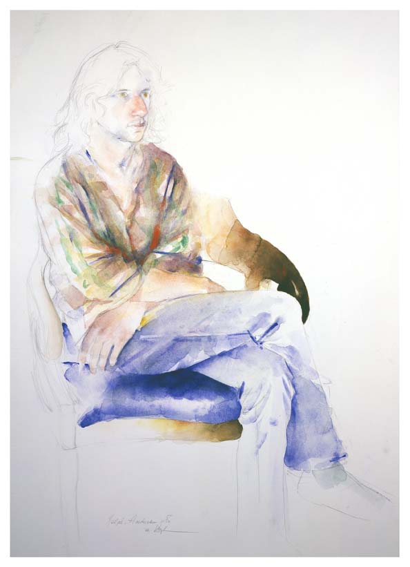 Ralph 1980 - watercolor 60x75 cm
