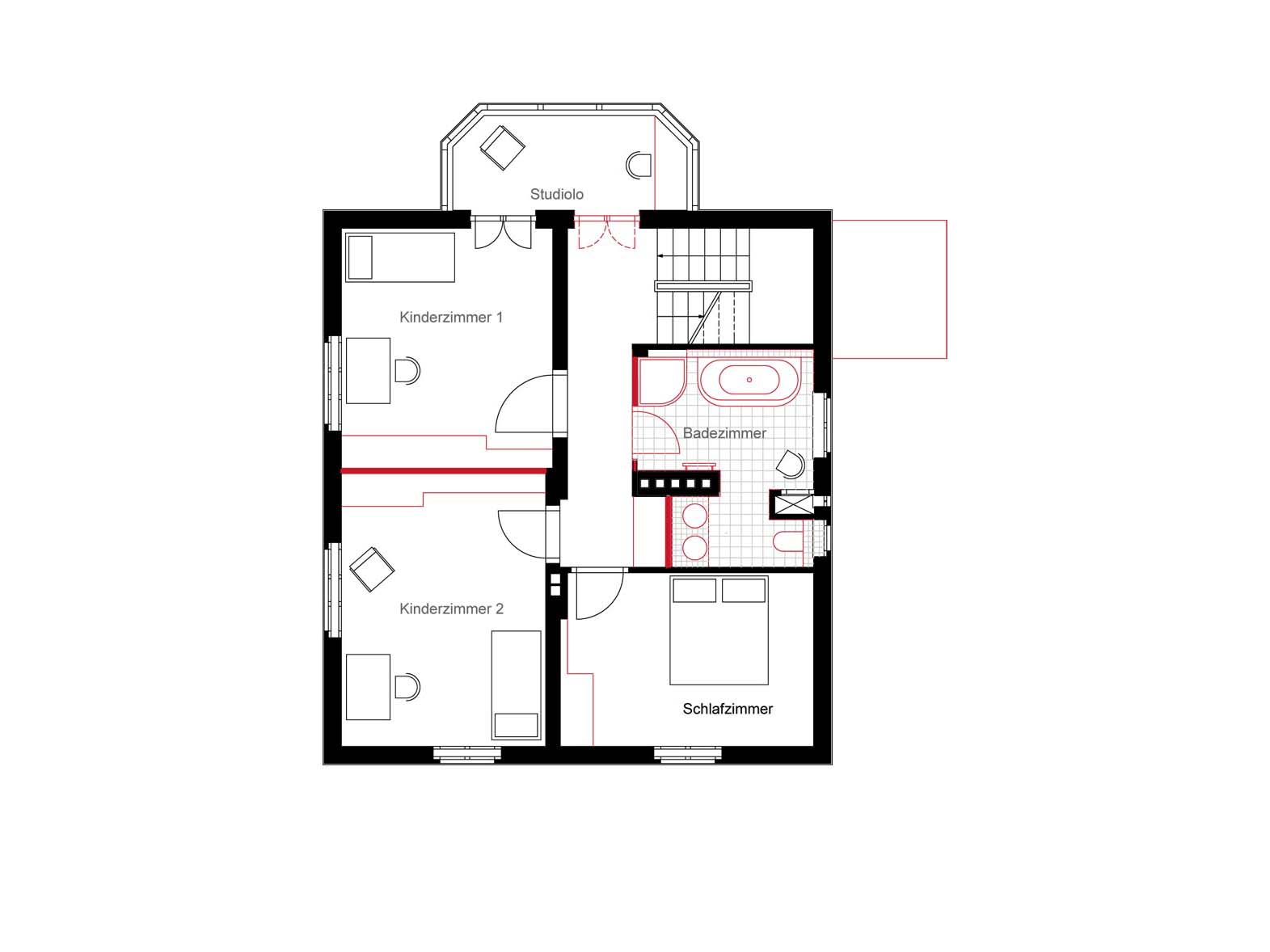 Grundriss Obergeschoss