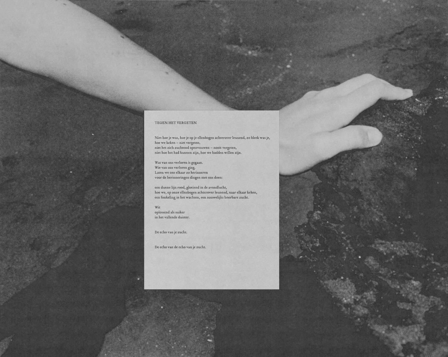 Tegen het vergeten - a poem by Peter Verhulst