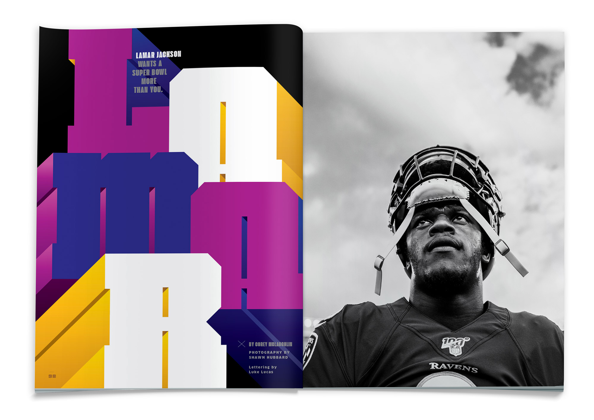 Baltimore Magazine – Lamar Jackson – August 2021