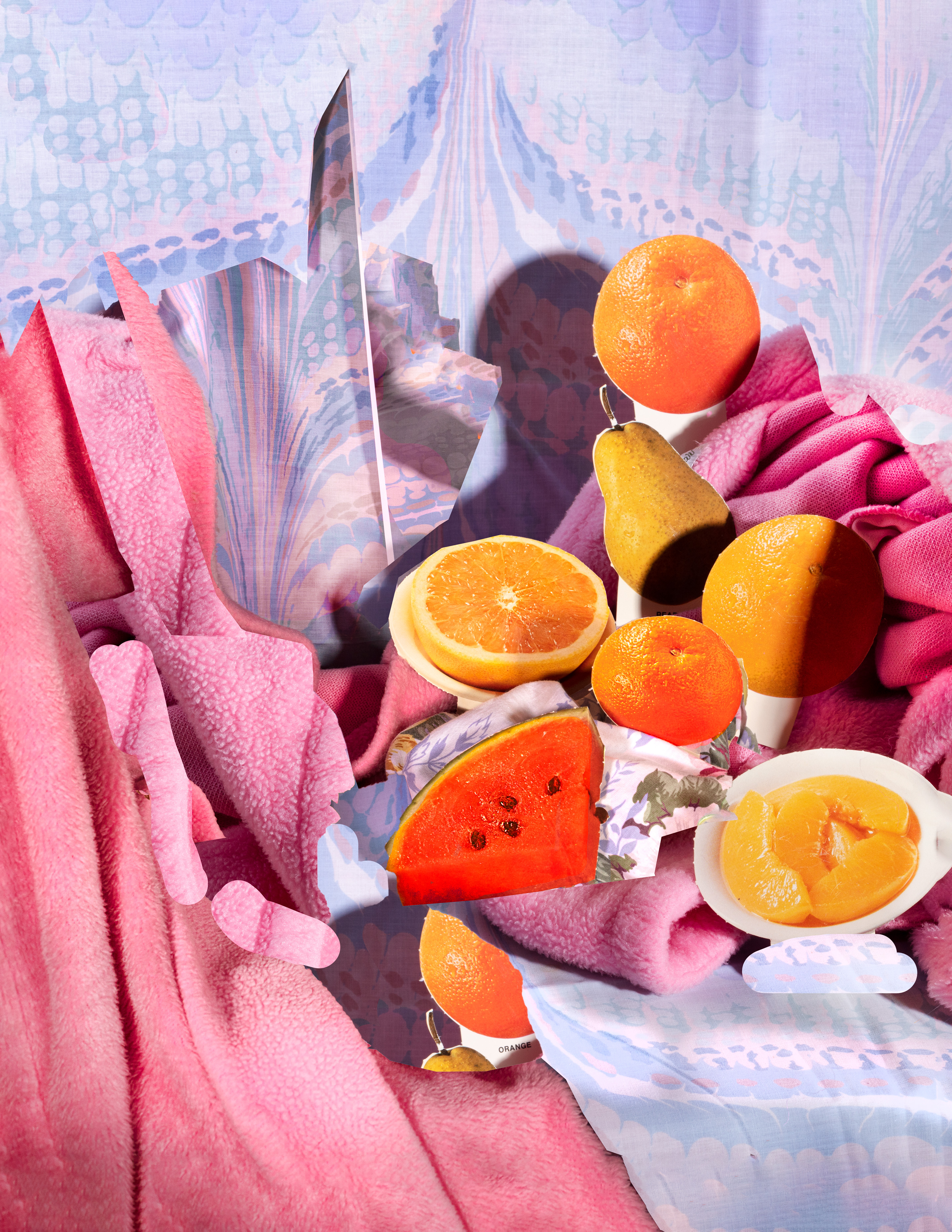 Peaches in Heavy Syrup, 2023, archival pigment print, 22” x 17”