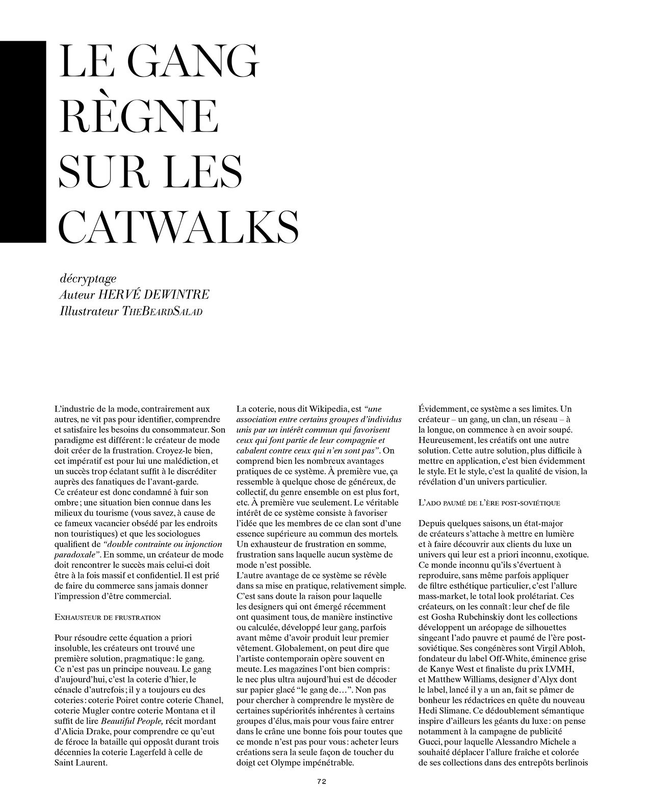 L'Officiel Hommes Paris, Spring 2017