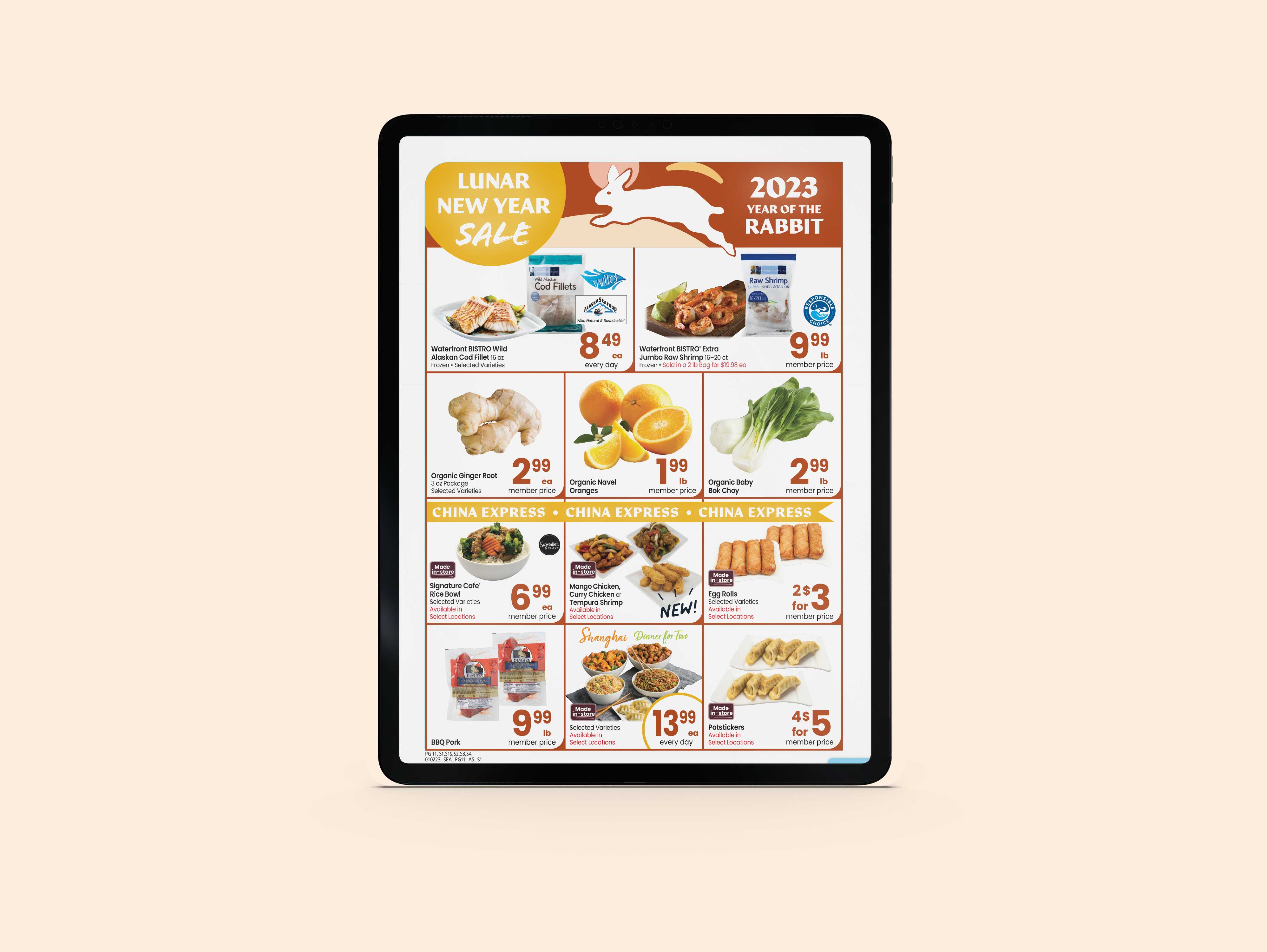 2023 Lunar New Year spread featured on Flipp