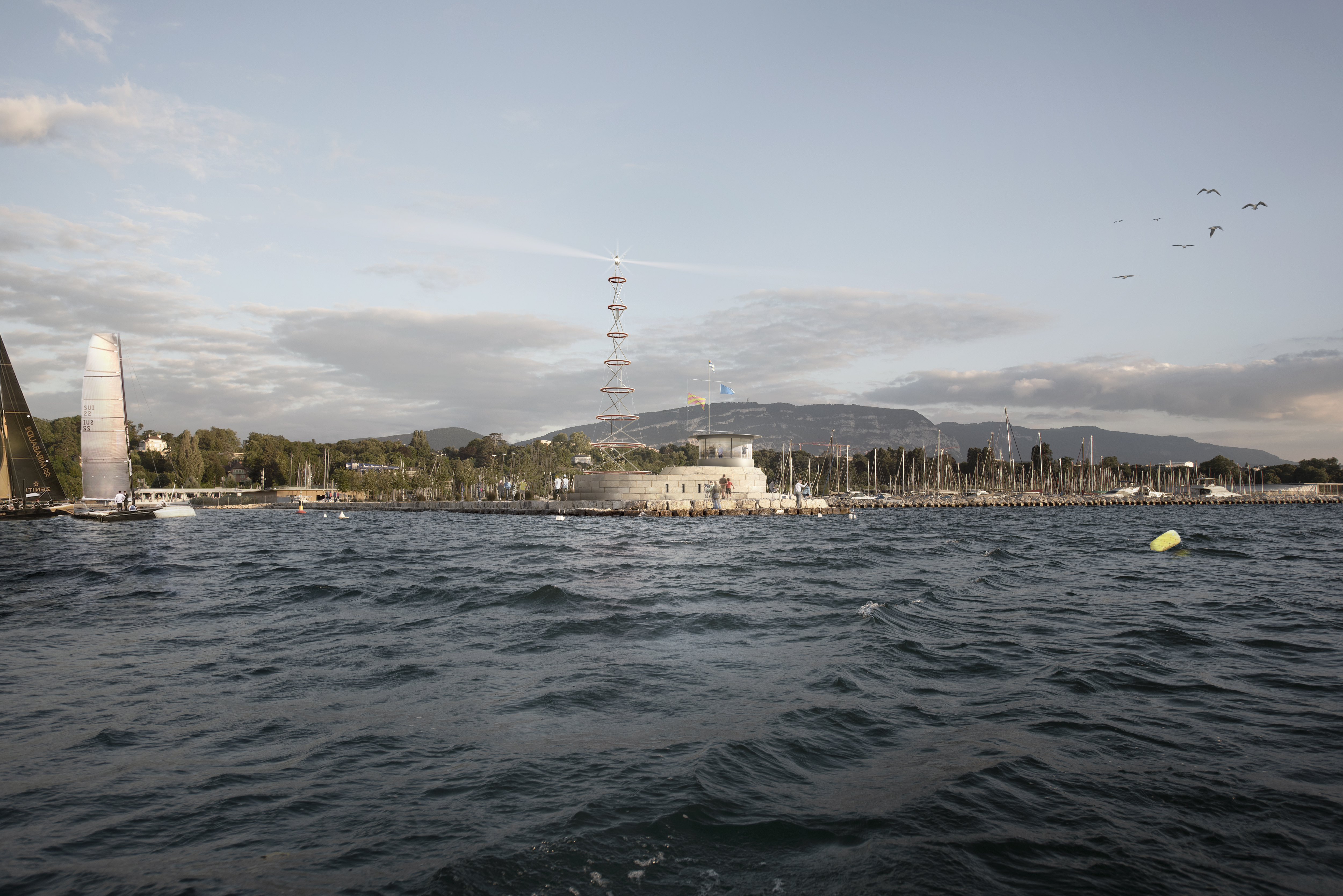 Lighthouse (ch) - competition, 4th prize, for Ganz Muller Architectes
