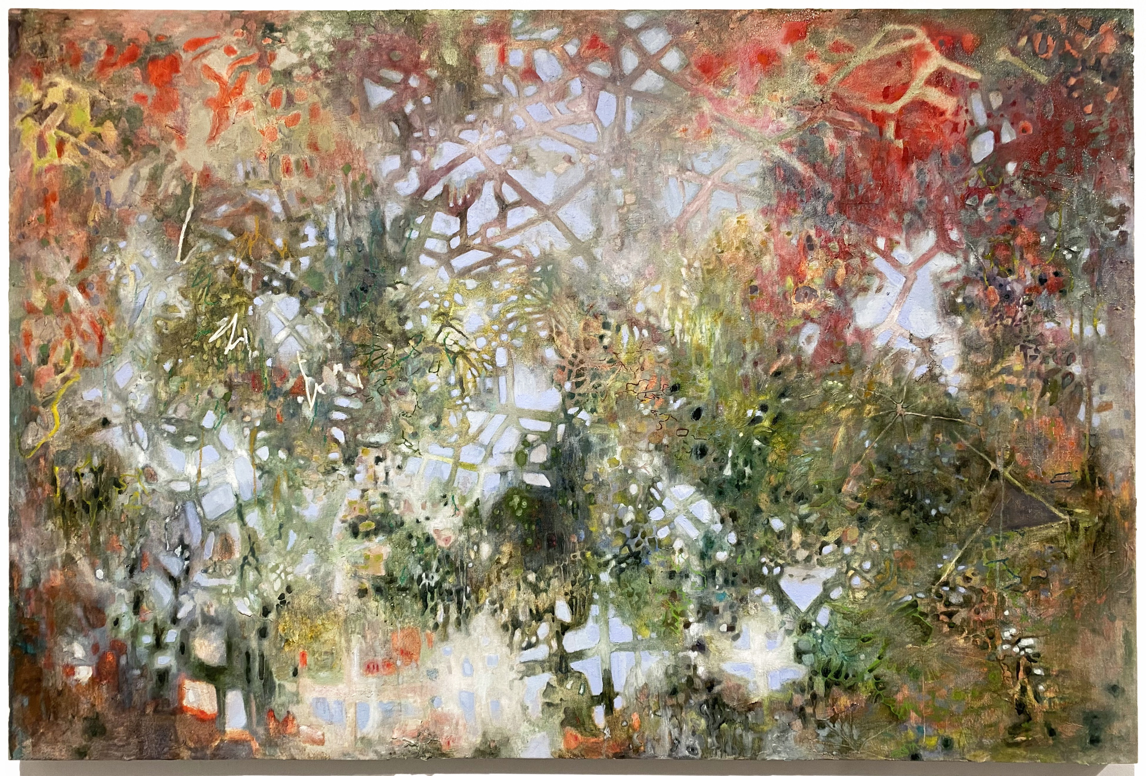 anecdote of the jar | 48 x 72" | oil on linen panel