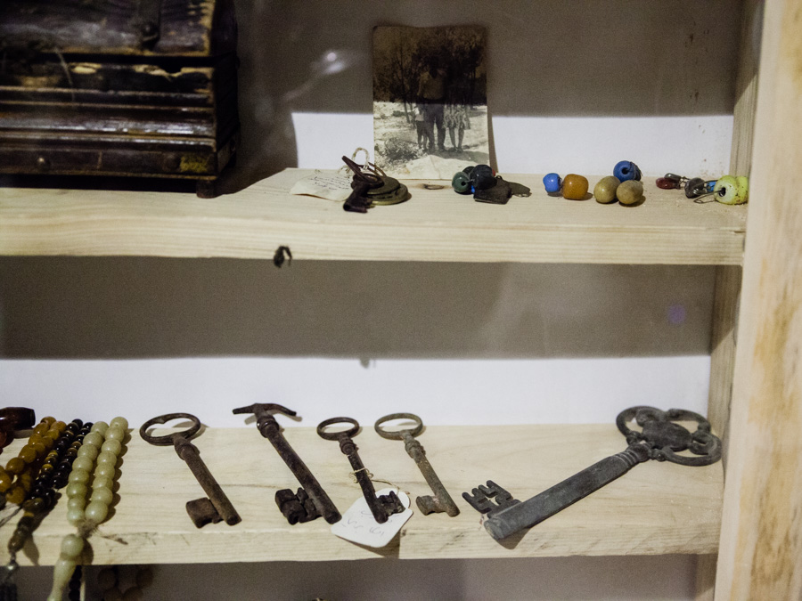  Shatila camp, beirut, lebanon Dans le msu&eacute;e du dr Khattib, les cl&eacute;s, symboles importants de la nakba et des maisons abandonn&eacute;es derri&egrave;re eux par les Palestiniens chass&eacute;s par les milices juives.