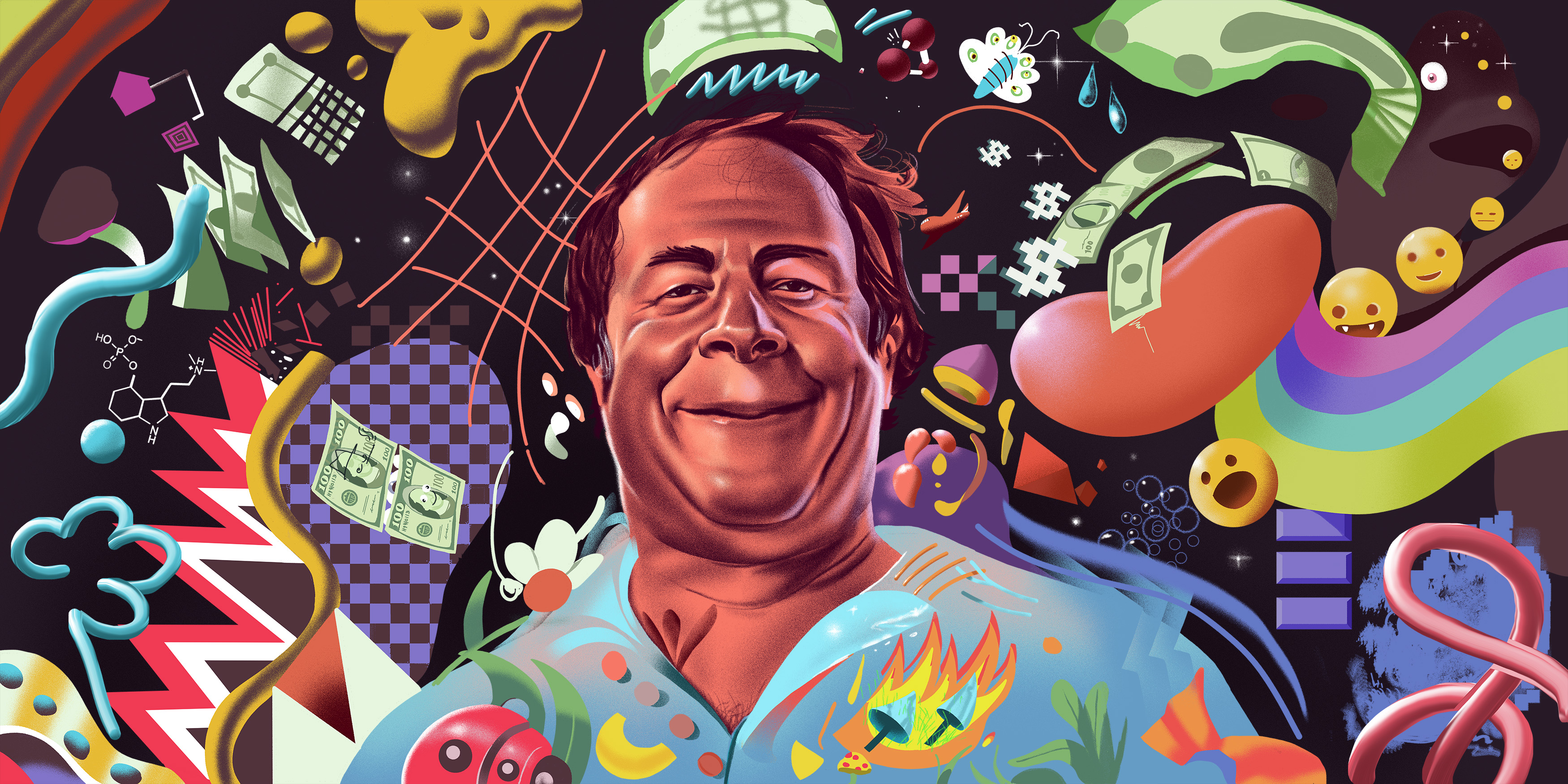 Rick Doblin - Illustration by Richard A. Chance