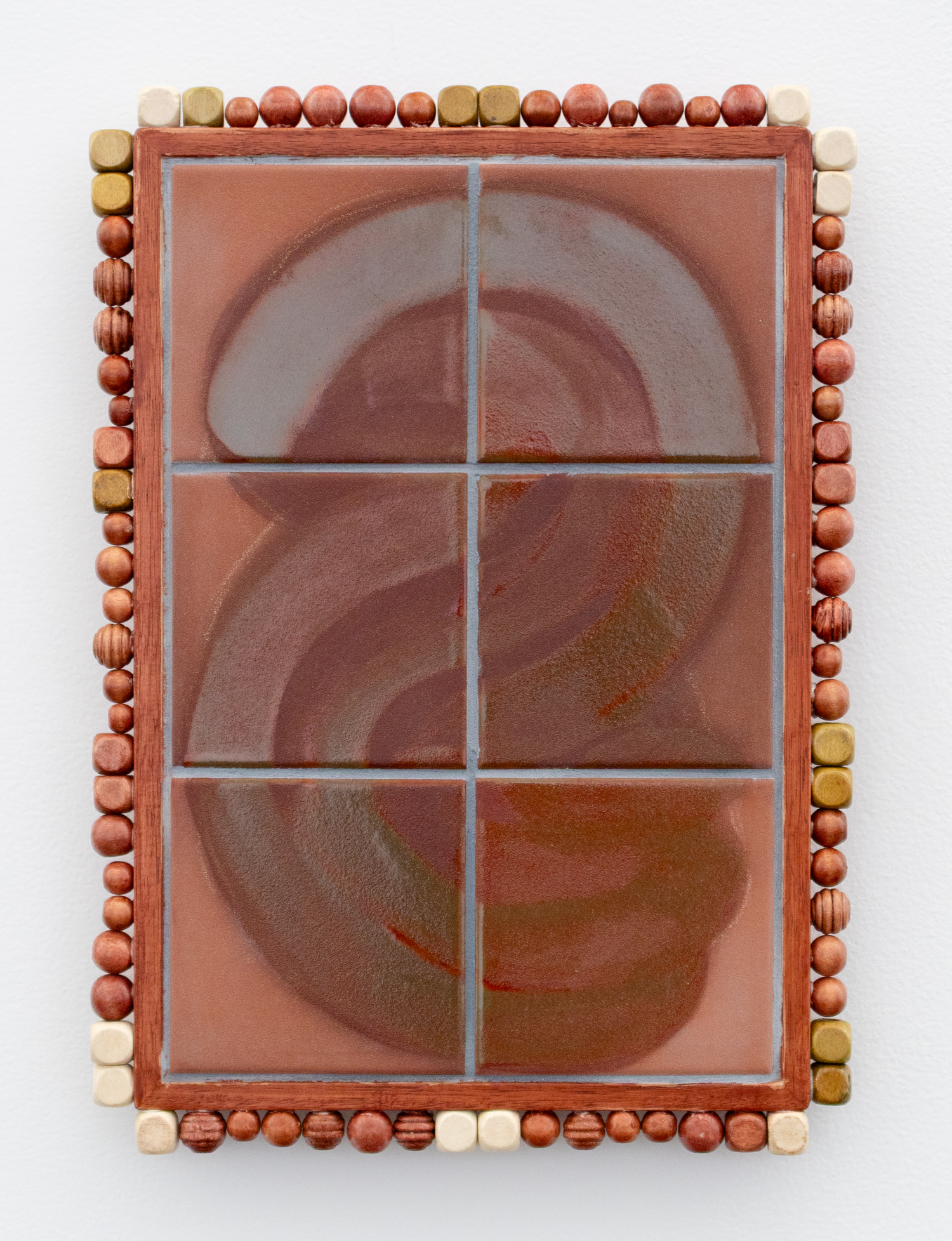 Constantina Iacovou, ΦPOY ΦPOY [FROU FROU] 2, 2025, Terracotta tile, 30 x 20 cm