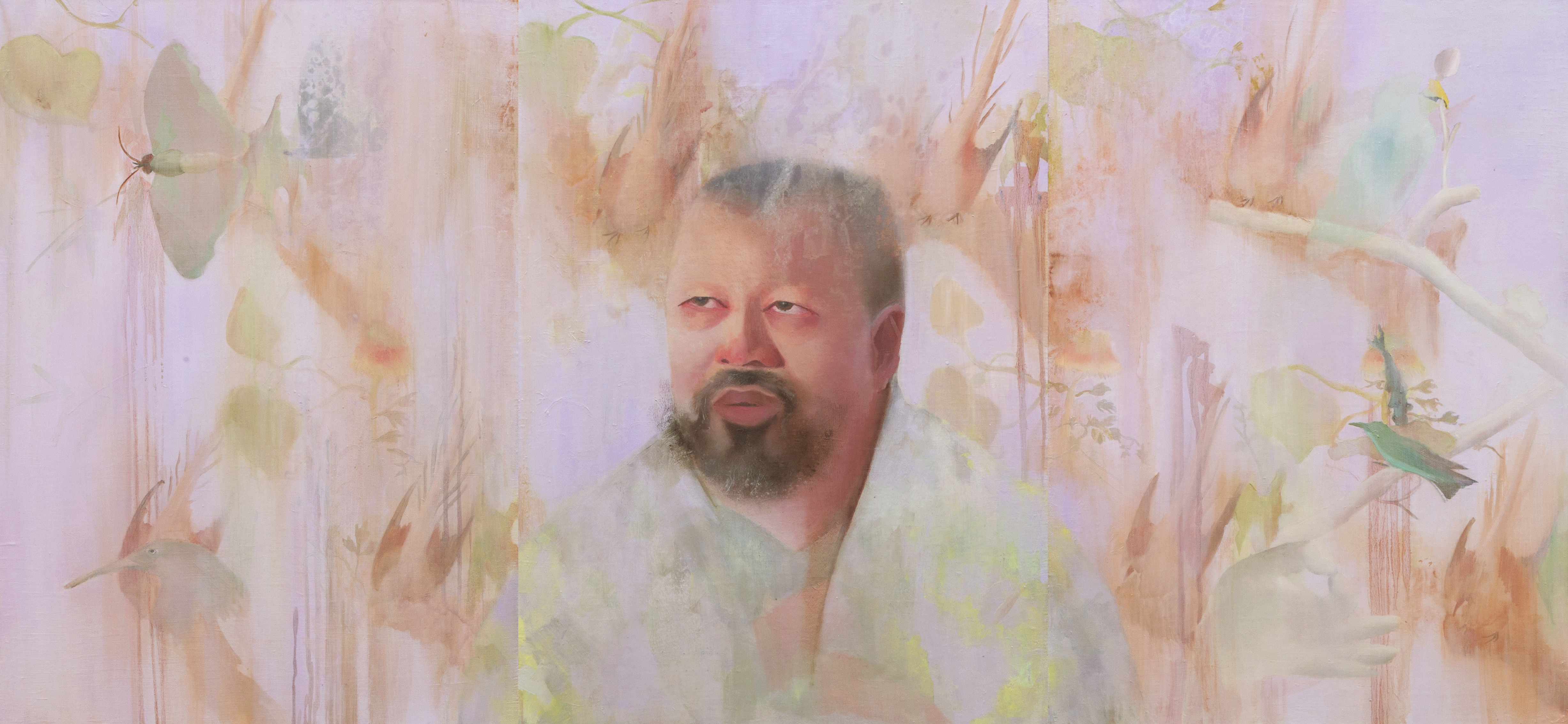 Patient zero, Oil On Canvas, 50x70 cmx3, 2020