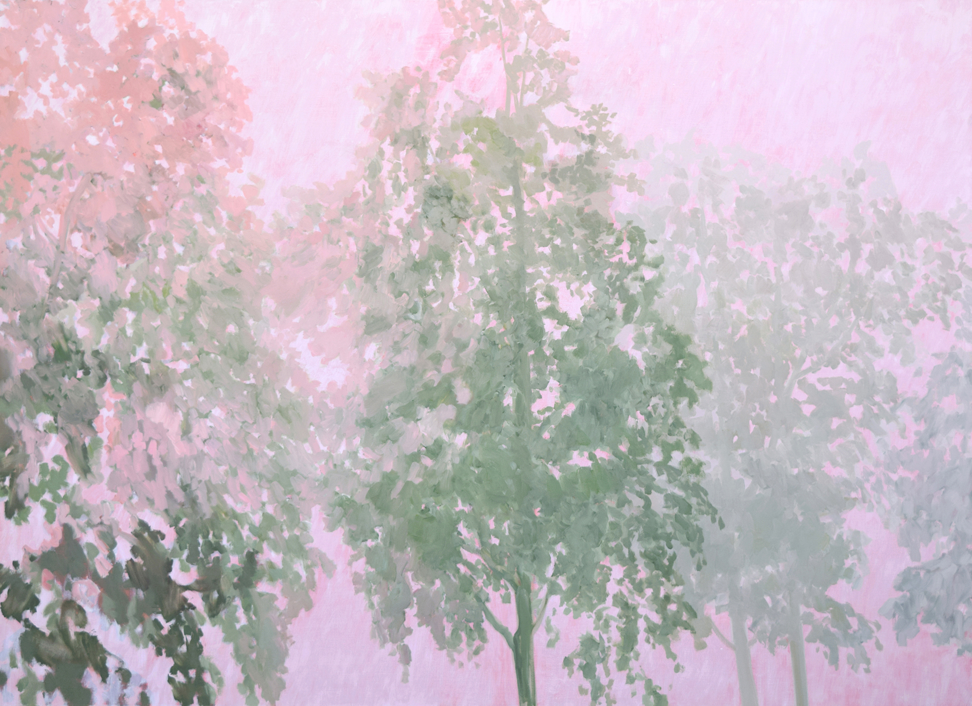 "Fog" / "Udu"120 x 165 cm, oil on canvas, 2015